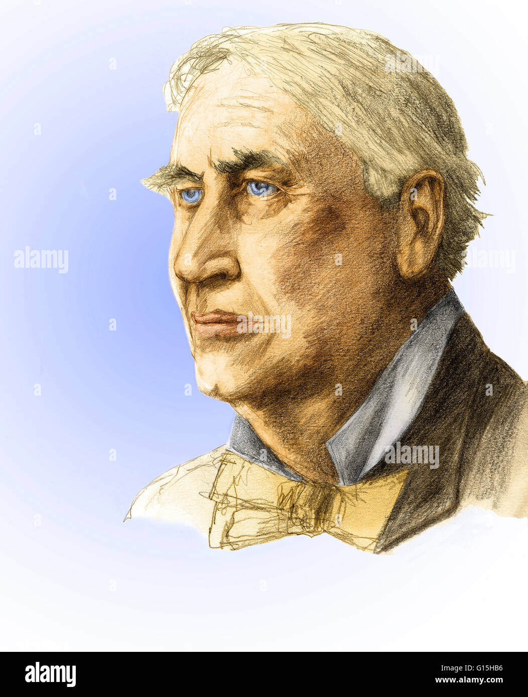 Thomas alva edison telegraph hi-res stock photography and images - Alamy