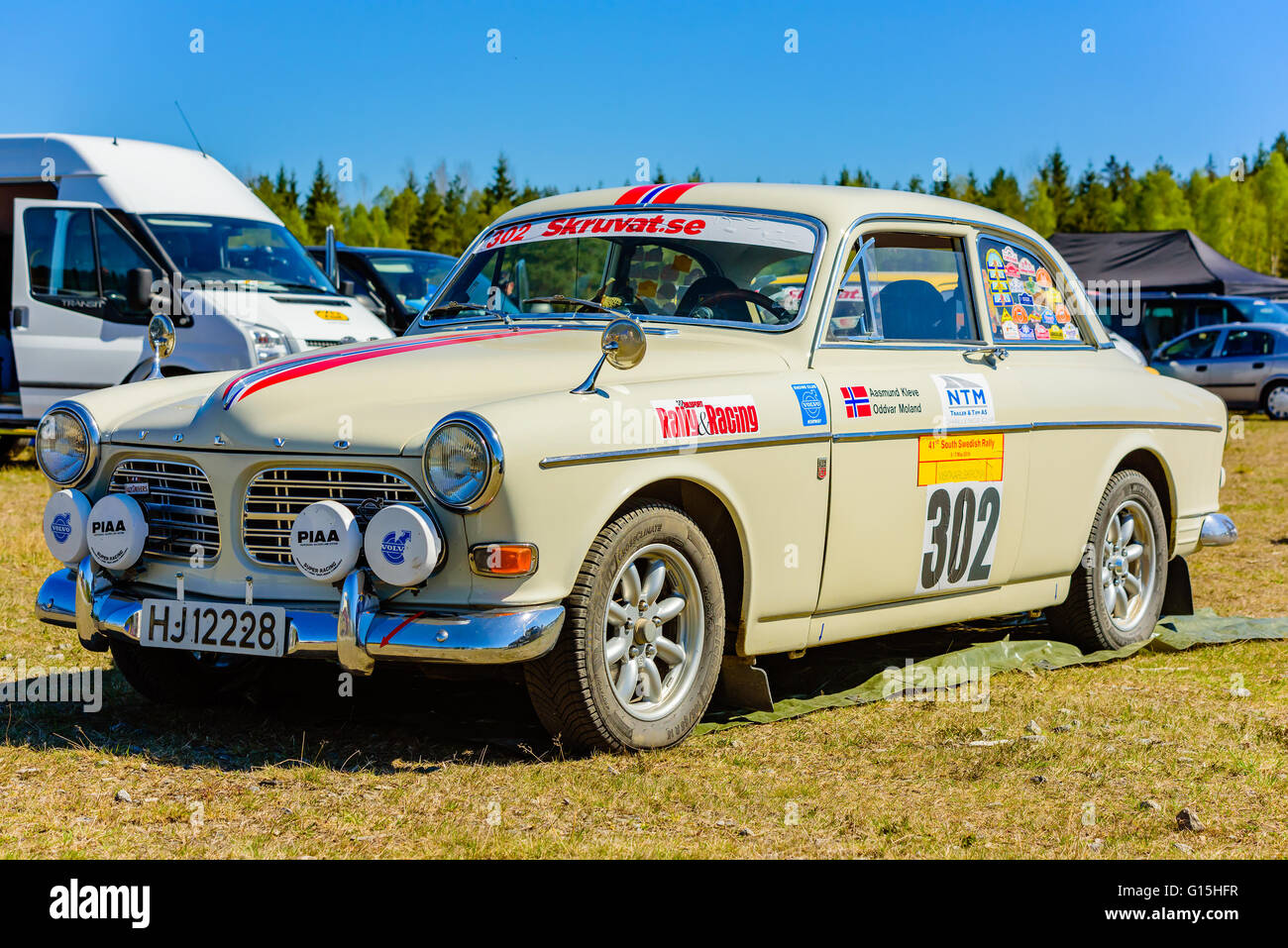 Volvo 123 vintage car rally hi-res stock photography and images - Alamy