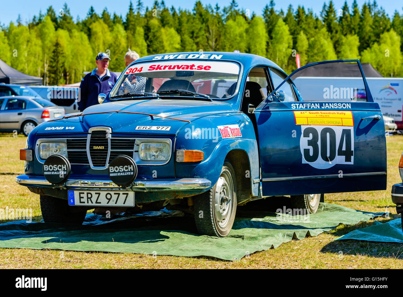 Saab rally team hi-res stock photography and images - Alamy