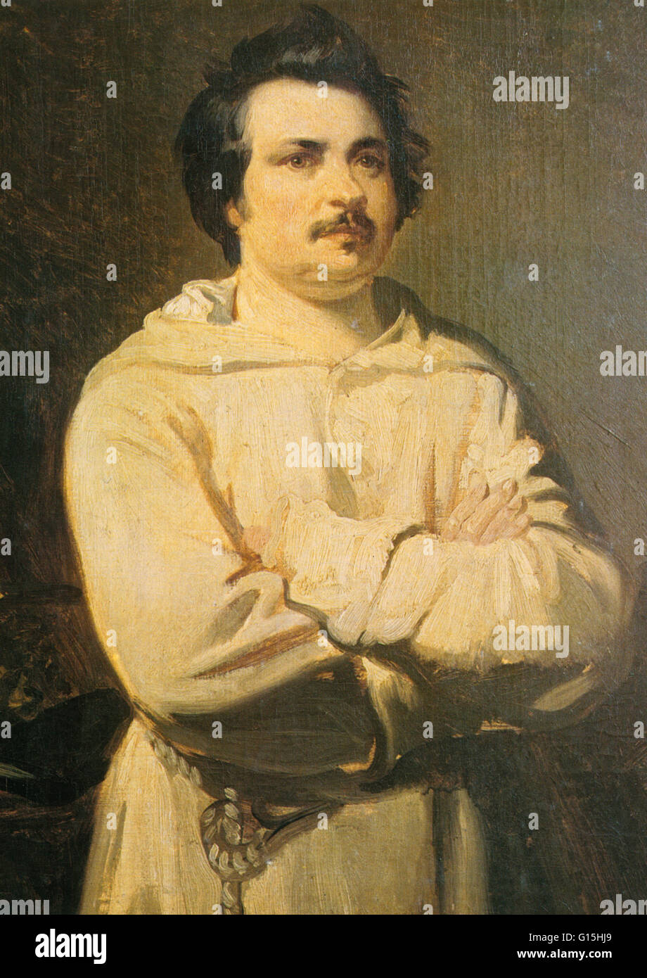 Honore de Balzac (1799-1850) was a French novelist and playwright. Stock Photo