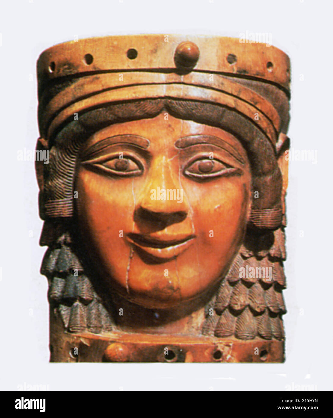 Ishtar, the Babylonian goddess of love, fertility, and war. Stock Photo