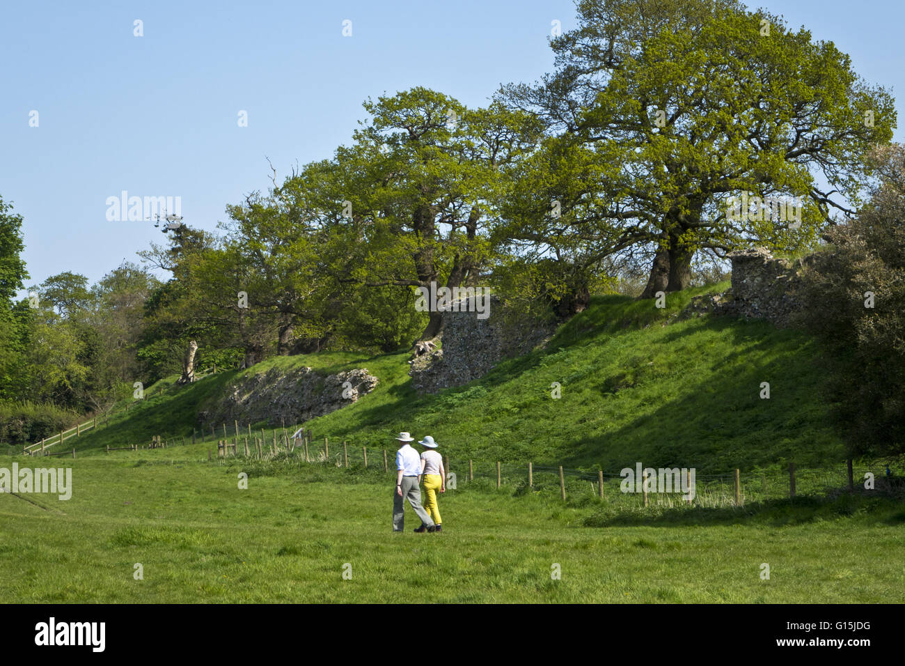 Venta Icenorum Caistor St Edmund roman town ruins Stock Photo Alamy