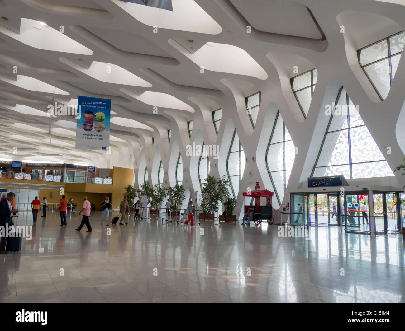 Airport, Marrakech, Morocco, North Africa, Africa Stock Photo