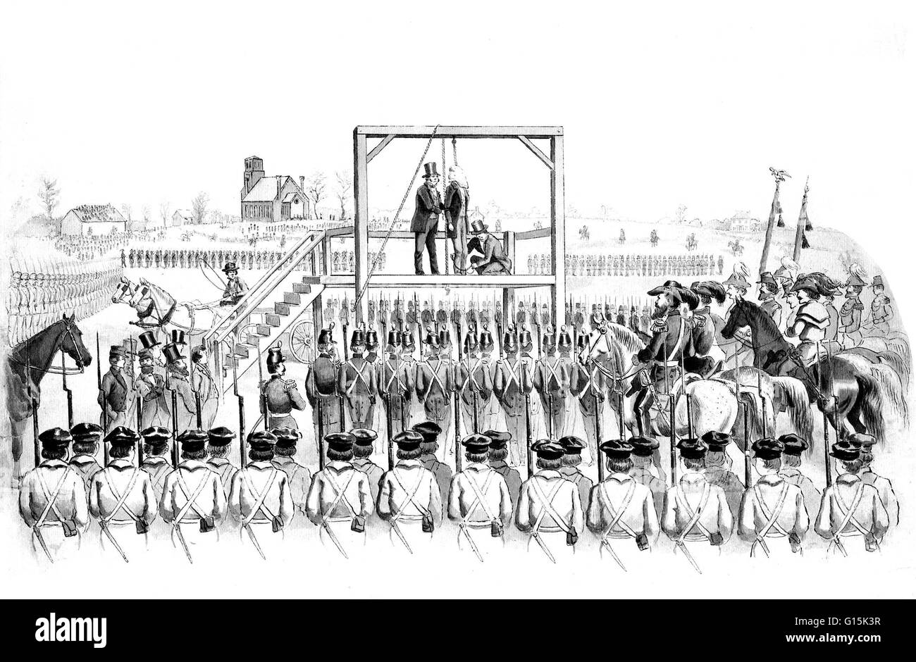 Execution of John Brown. John Brown (18001859), a white abolitionist