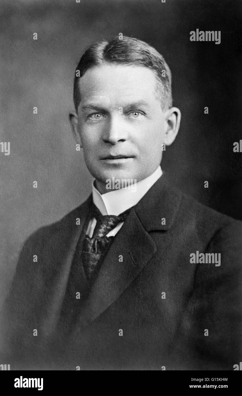 Frederick Soddy (1877-1956) was an English radiochemist and monetary economist. In 1900 he became a demonstrator in chemistry at McGill University in Quebec, where he worked with Ernest Rutherford on radioactivity. When radioactivity was first discovered, Stock Photo