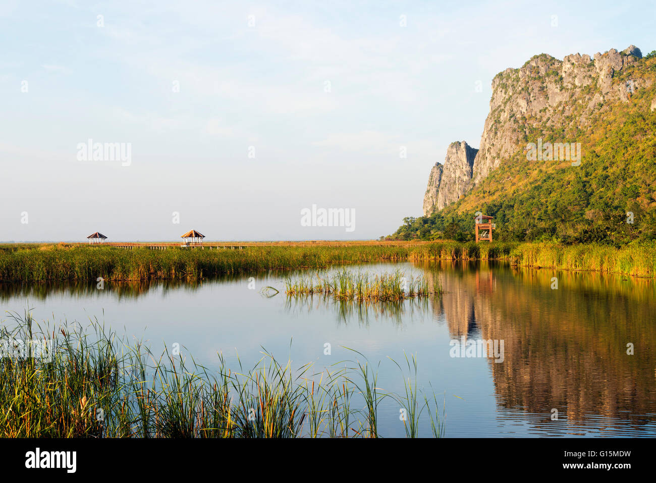 Khao San Roi Yot National Park wetlands, Prachuap Kiri Khan, Thailand, Southeast Asia, Asia Stock Photo