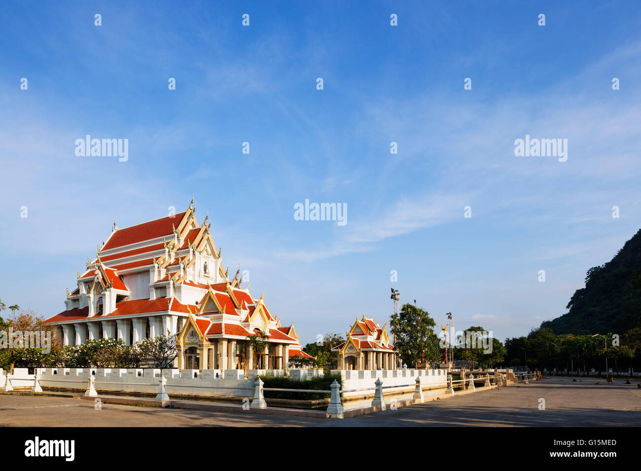 Wat Thammikaram Worawihan temple, Prachuap Kiri Khan, Thailand, Southeast Asia, Asia Stock Photo