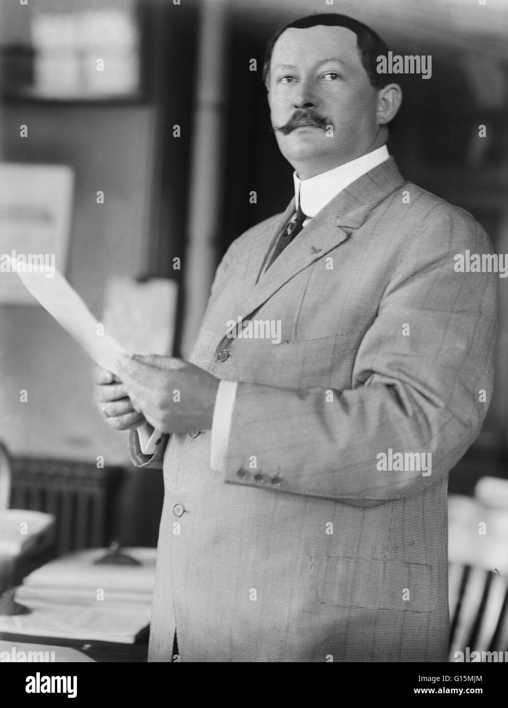 Rupert Blue (May 30, 1868 - April 12, 1948) was an American physician and soldier. He was appointed the fourth Surgeon General of the United States from 1912 to 1920. Blue spent his early years at Marine Hospital Service at the front lines of turn-of-the- Stock Photo