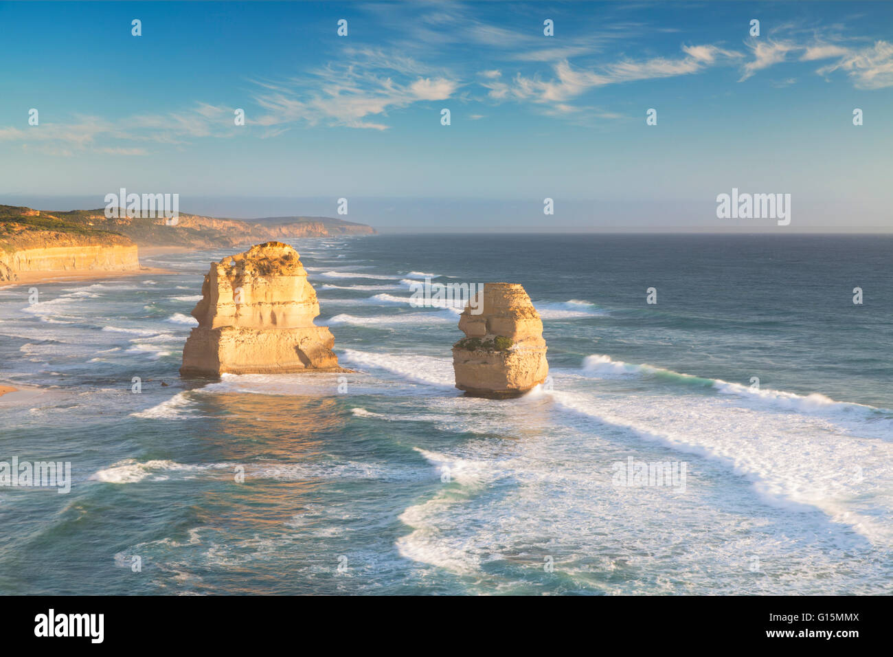Twelve Apostles, Port Campbell National Park, Great Ocean Road, Victoria, Australia, Pacific Stock Photo