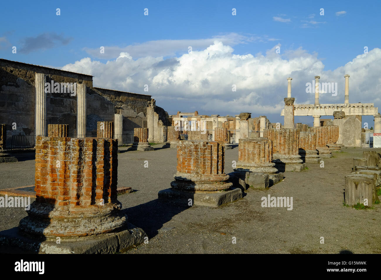 Basilica, Pompeii, UNESCO World Heritage Site, the ancient Roman town
