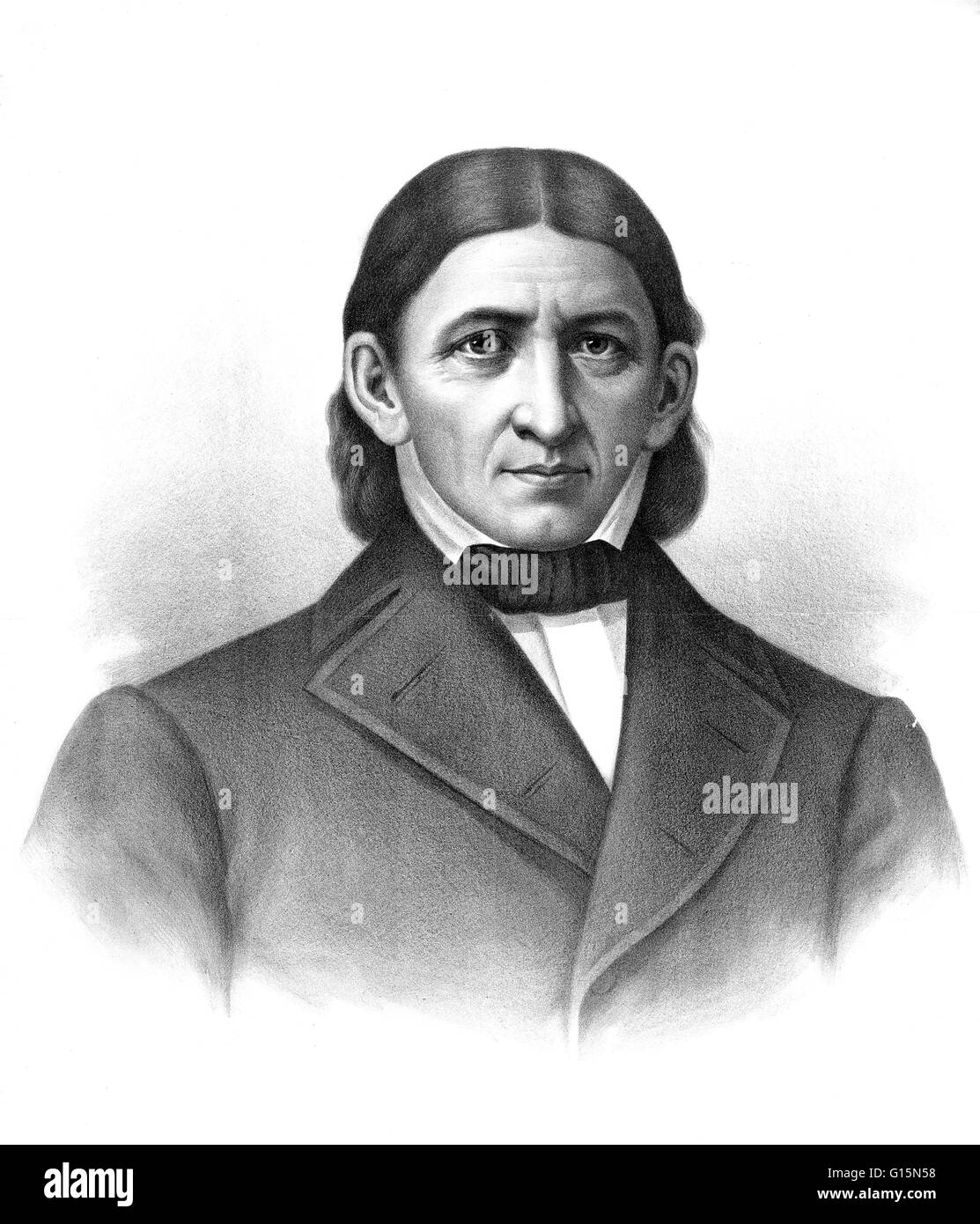 Friedrich Wilhelm August Fröbel (April 21, 1782 - June 21, 1852) was a German pedagogue, a student of Pestalozzi who laid the foundation for modern education based on the recognition that children have unique needs and capabilities. In 1826 he published h Stock Photo