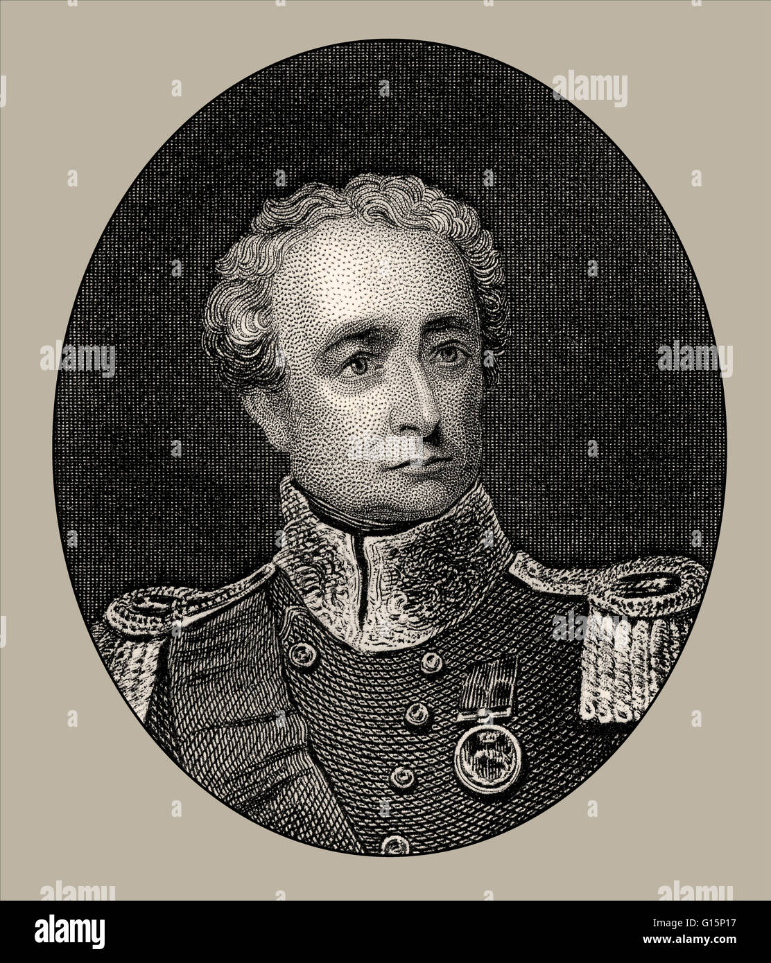 Major General Sir Robert Henry Sale, 1782-1845, a British Army officer Stock Photo