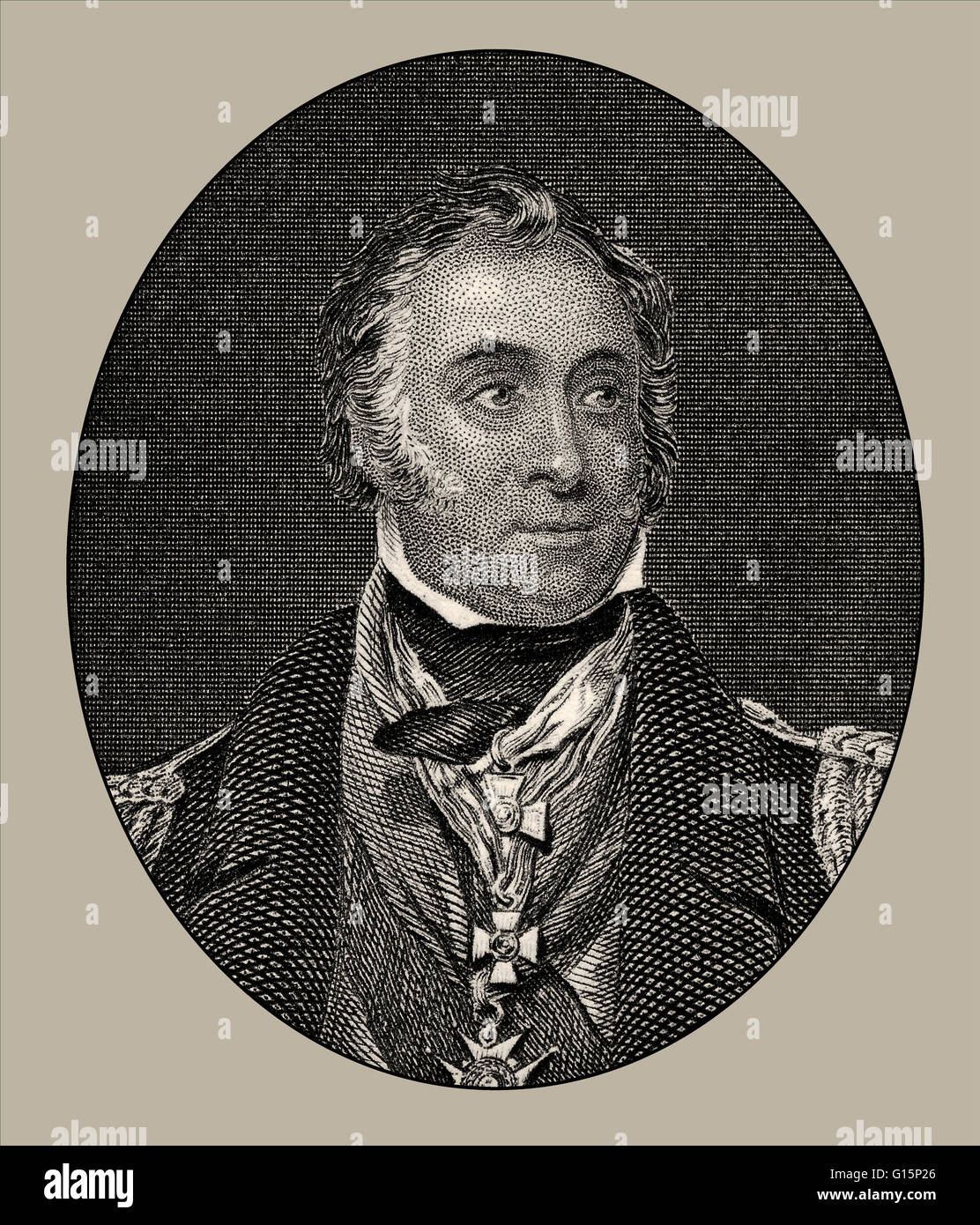Admiral Sir Charles John Napier, 1786-1860, a British naval officer Stock Photo