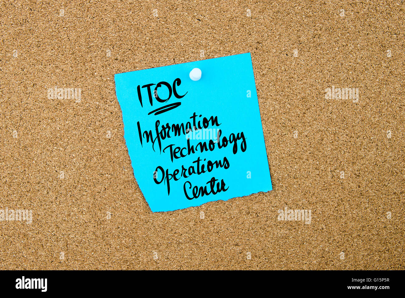 Business Acronym ITOC Information Technology Operations Center written ...