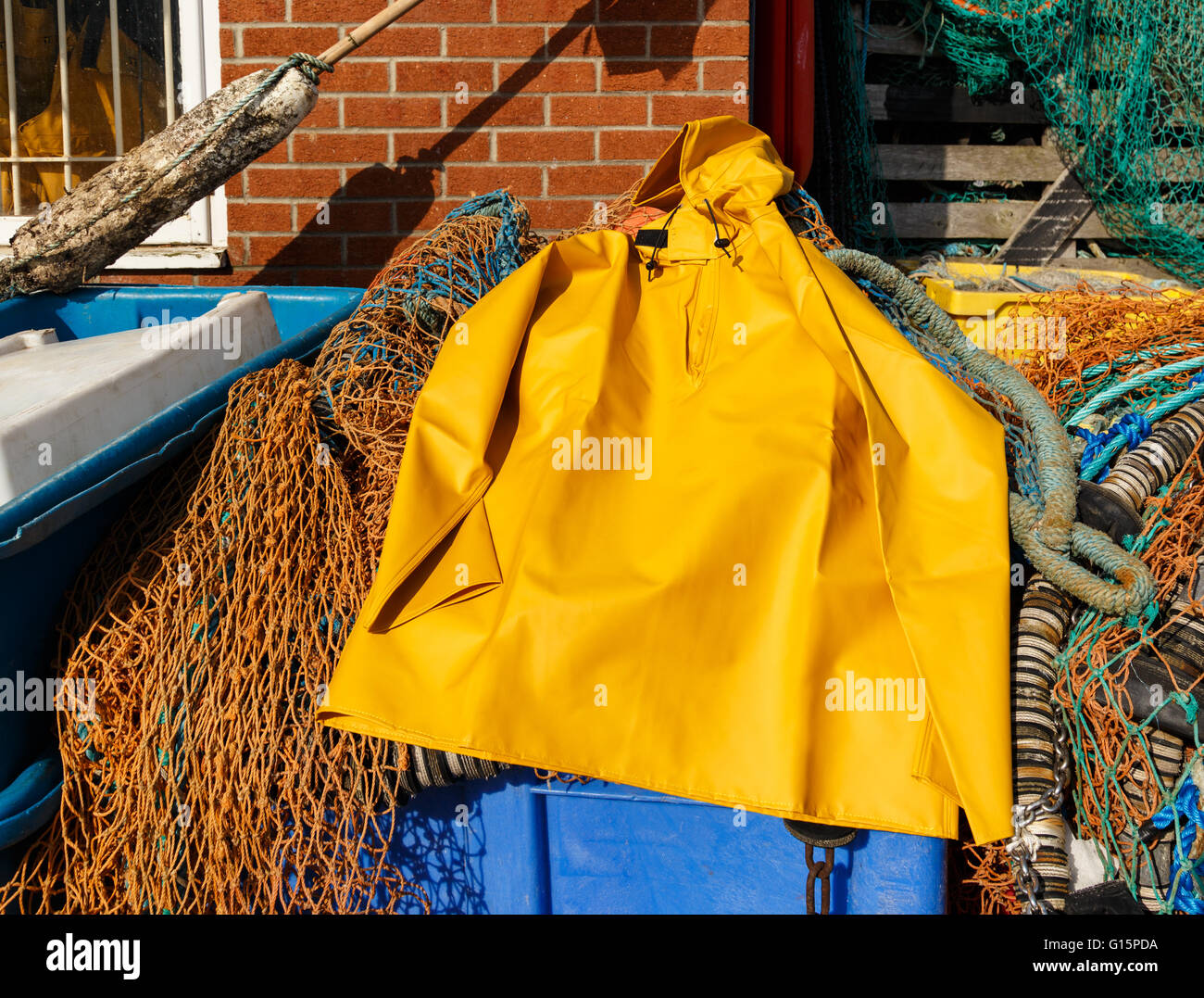 Fishermans oilskins hires stock photography and images Alamy