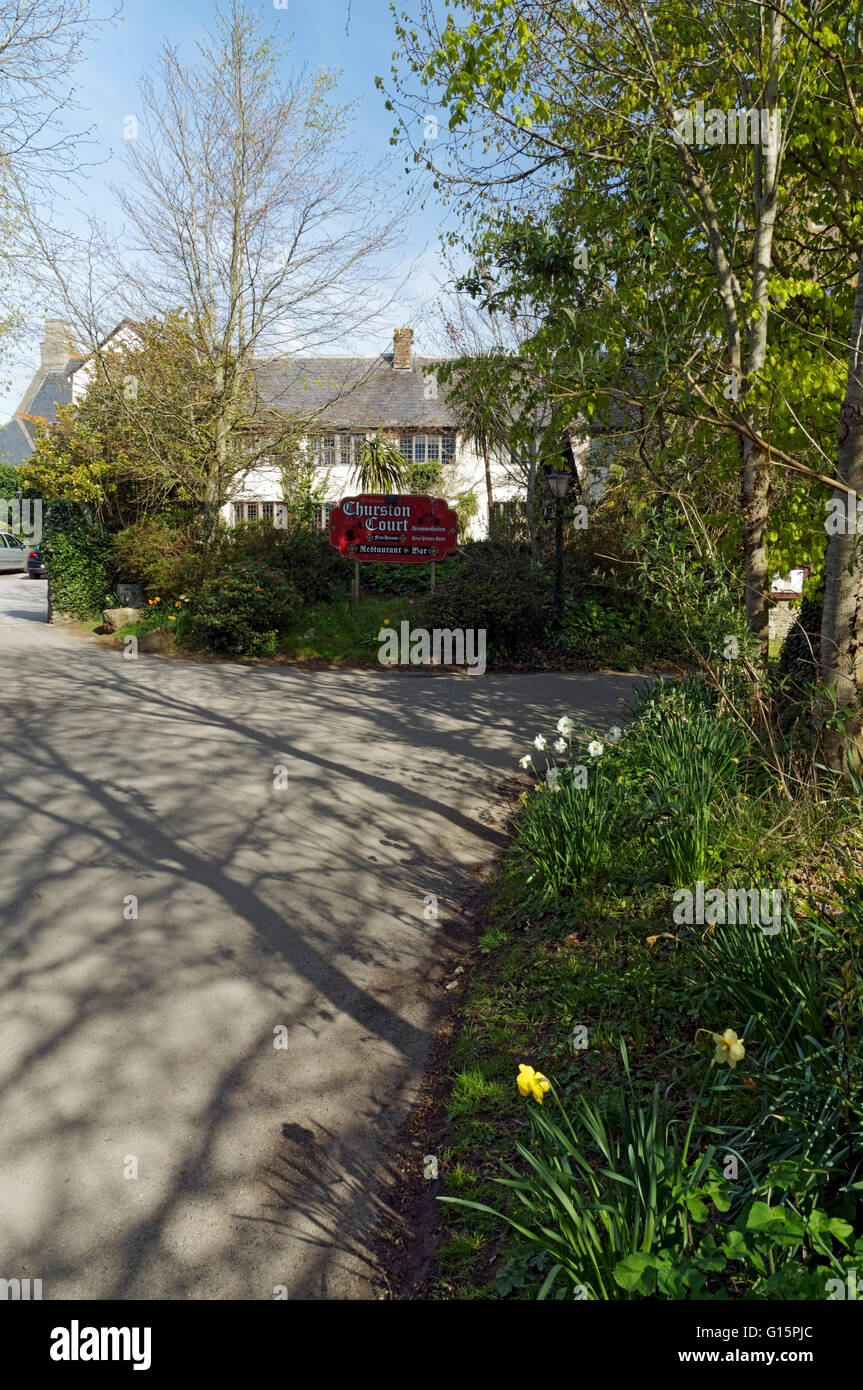 Churston Court Hotel, Churston Ferrers, Brixham, Devon, England Stock