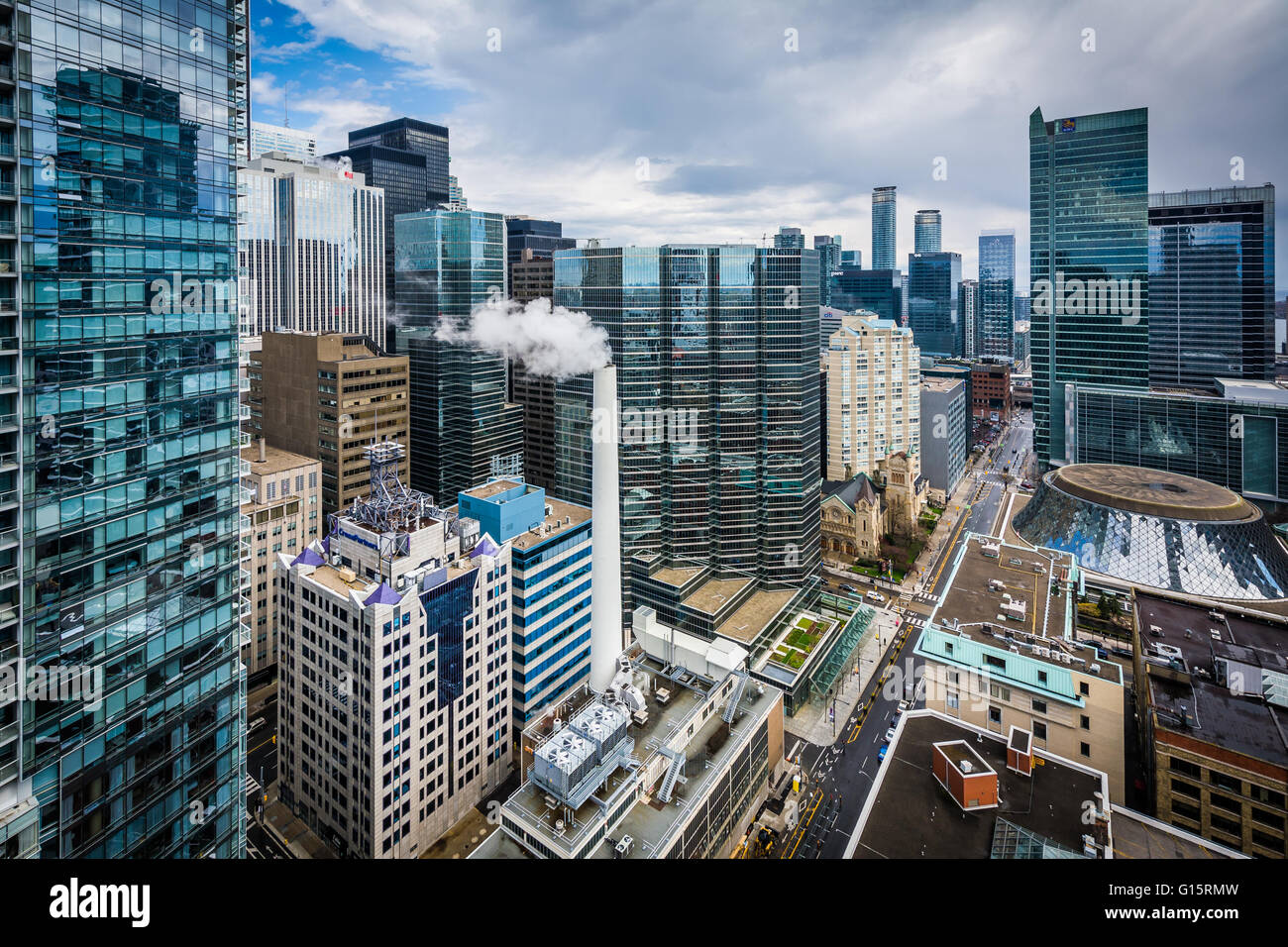 Canada ontario toronto simcoe street hires stock photography and