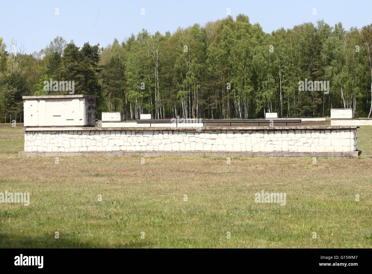 Sztutowo, Poland 9th, May 2016 People attend the 71st anniversary of the liberation of the Nazi German concentration camp, KL Stutthof in Sztutowo. The day commemorates the Soviet Army's liberation of  the Nazi concentration camp, Stutthof. Credit:  Michal Fludra/Alamy Live News Stock Photo