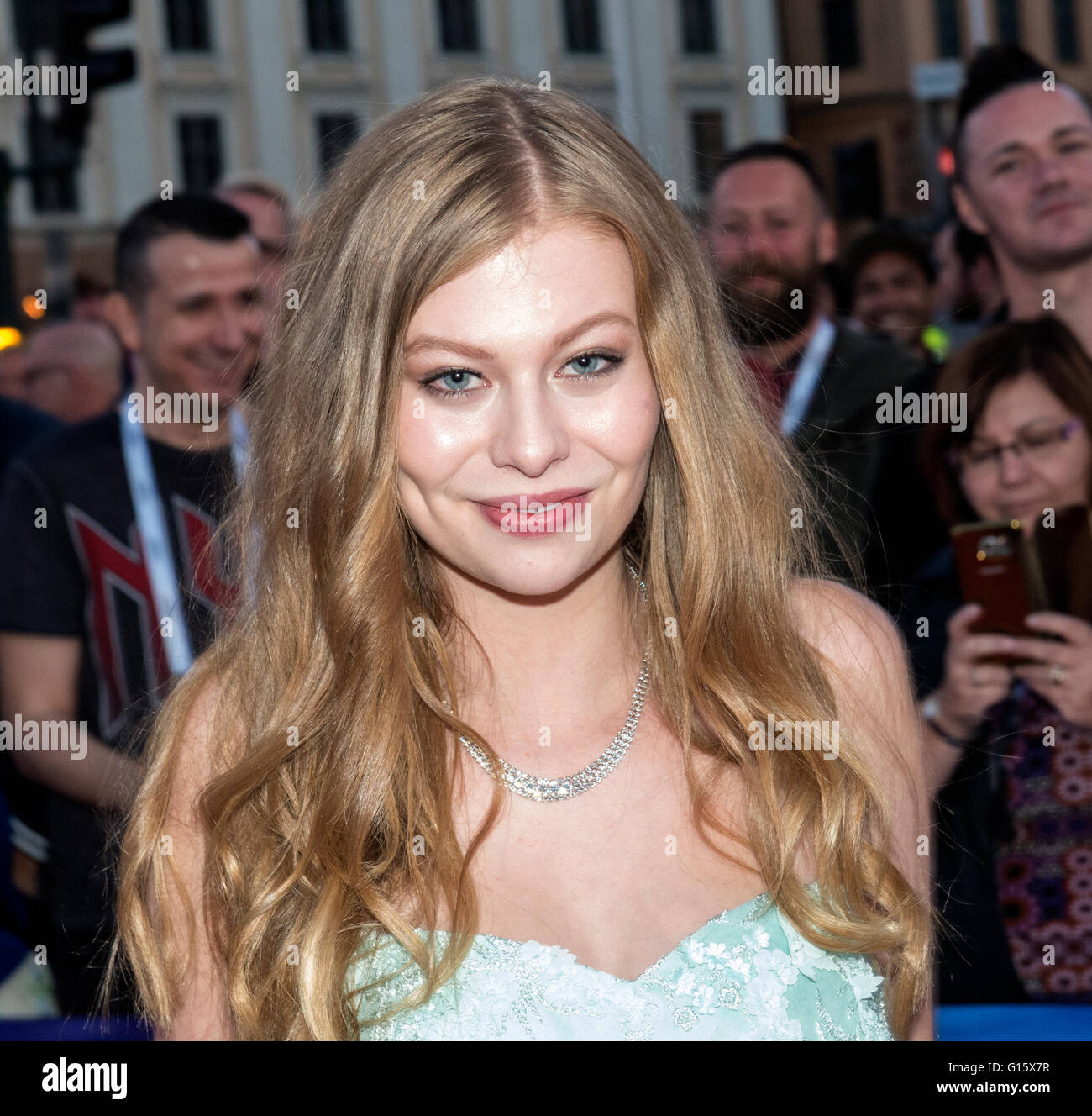 Stockholm, Sweden. 8th May. ZOE from Austria on the red carpet for the ESC 2016. Credit:  Stefan Crämer/Alamy Live News Stock Photo