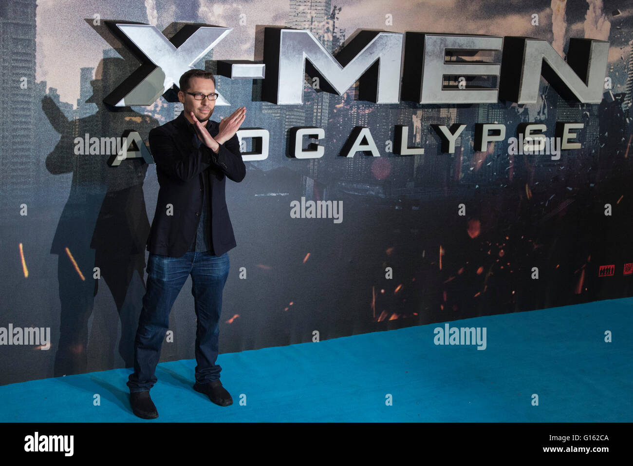 London, UK. 9 May 2016. Director Bryan Singer attends the X-Men: Apocalypse - Global Fan Screening at the BFI Imax cinema in London. Credit:  Vibrant Pictures/Alamy Live News Stock Photo