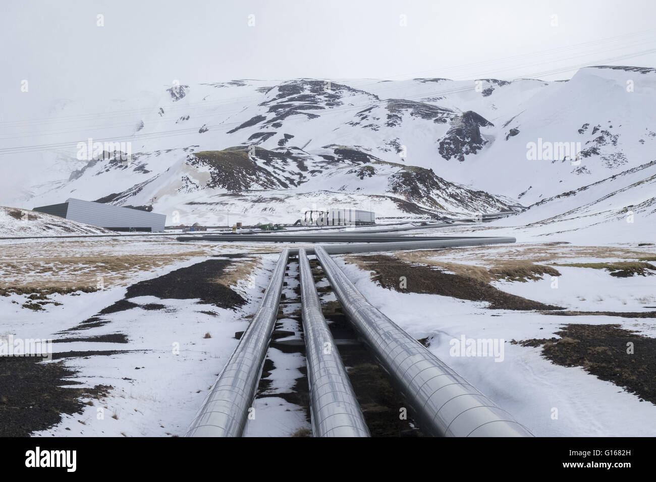 The Hellisheidi geothermal power plant was developed in an area of 13 ...