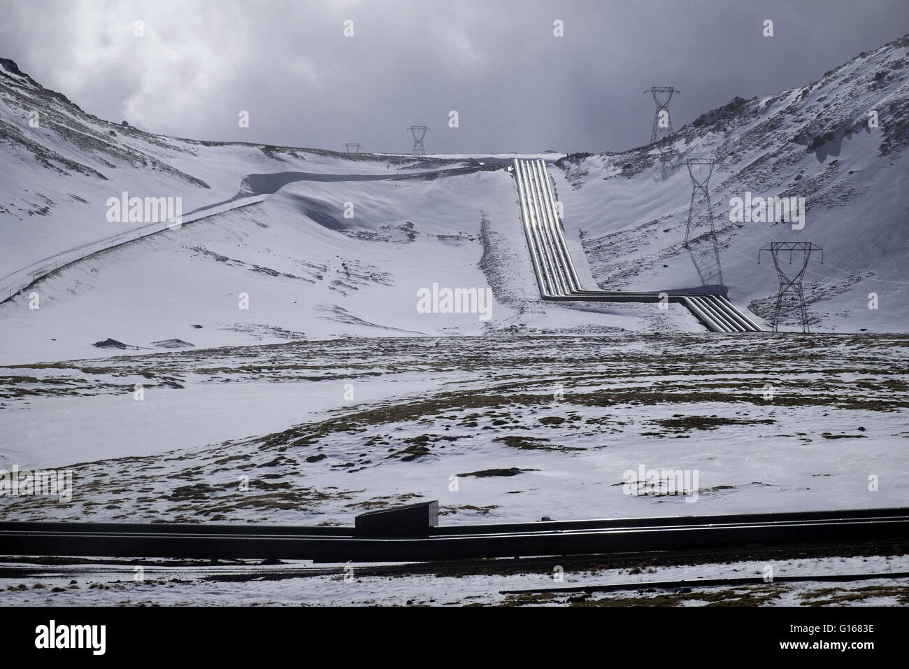 The Hellisheidi geothermal power plant was developed in an area of 13 ...