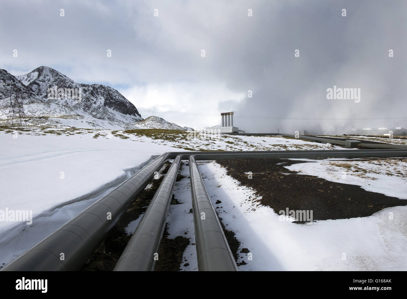 The Hellisheidi geothermal power plant was developed in an area of 13 ...