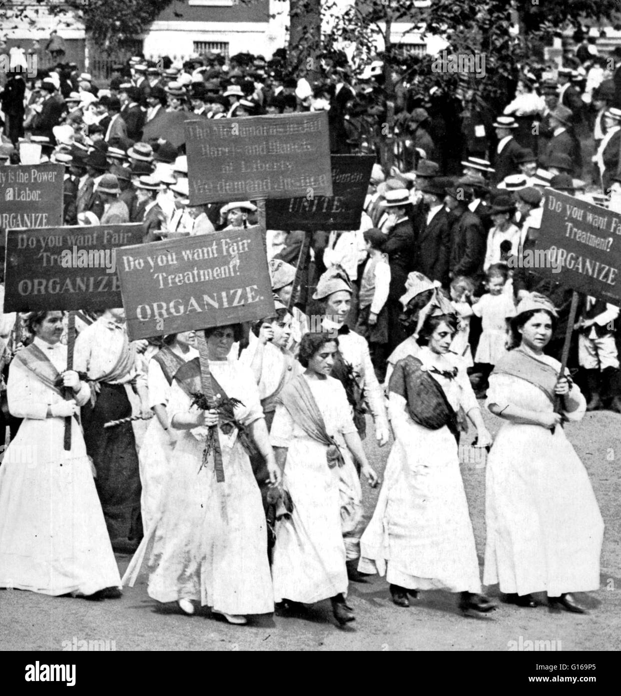 Women's suffrage is the right of women to vote and to run for office. By the end of the 19th century, Idaho, Colorado, Utah, and Wyoming had enfranchised women after effort by the suffrage associations at the state level. During the beginning of the 20th century, as women's suffrage faced several important federal votes, a portion of the suffrage movement known as the National Women's Party led by suffragist Alice Paul became the first 'cause' to picket outside the White House. After years of opposition, Wilson changed his position in 1918 to advocate women's suffrage as a war measure. The key Stock Photo