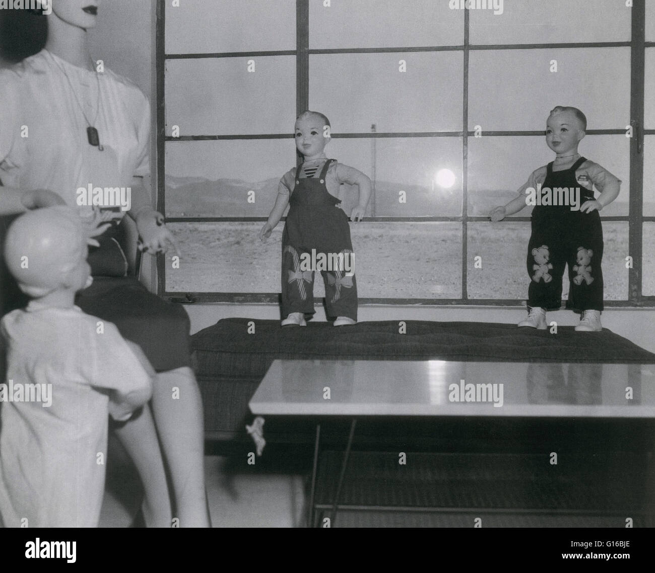 Testing effects of nuclear blast 1955. Operation Teapot was a series of fourteen nuclear test