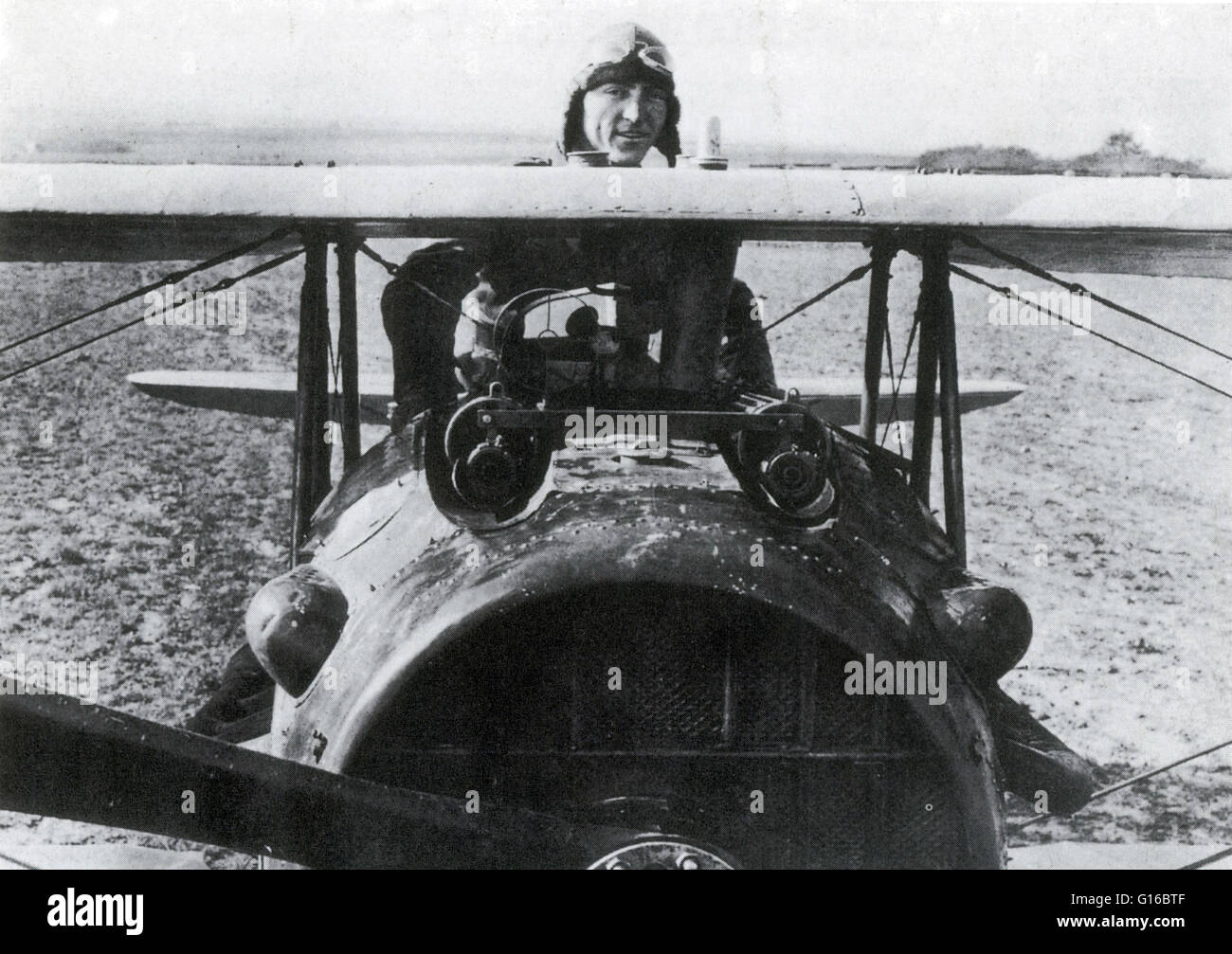 Edward Vernon Rickenbacker (October 8, 1890 - July 23, 1973) was an American flying ace and Medal of Honor recipient. At age thirteen, his schooling ended in grade seven after the death of his father in 1904. When the United States declared war on Germany Stock Photo