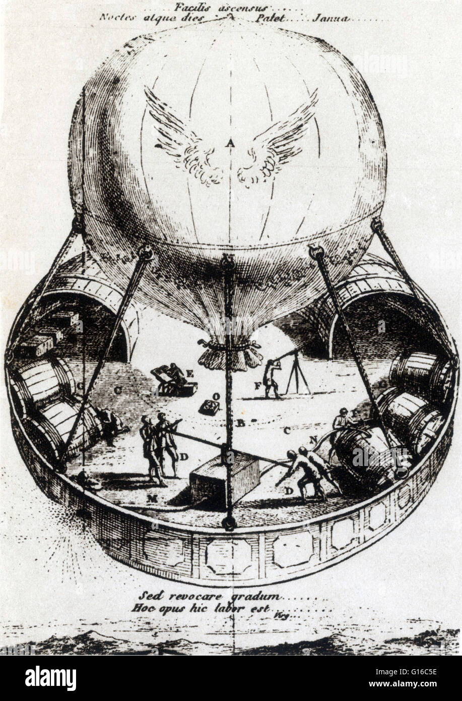 A project of a 'Voyage to Other Spheres' fostered by M. de Saint-Just. It is a huge ship with astronomical instruments for studying the solar system. The future and the concept of eternity have been major subjects of philosophy, religion, and science, and Stock Photo