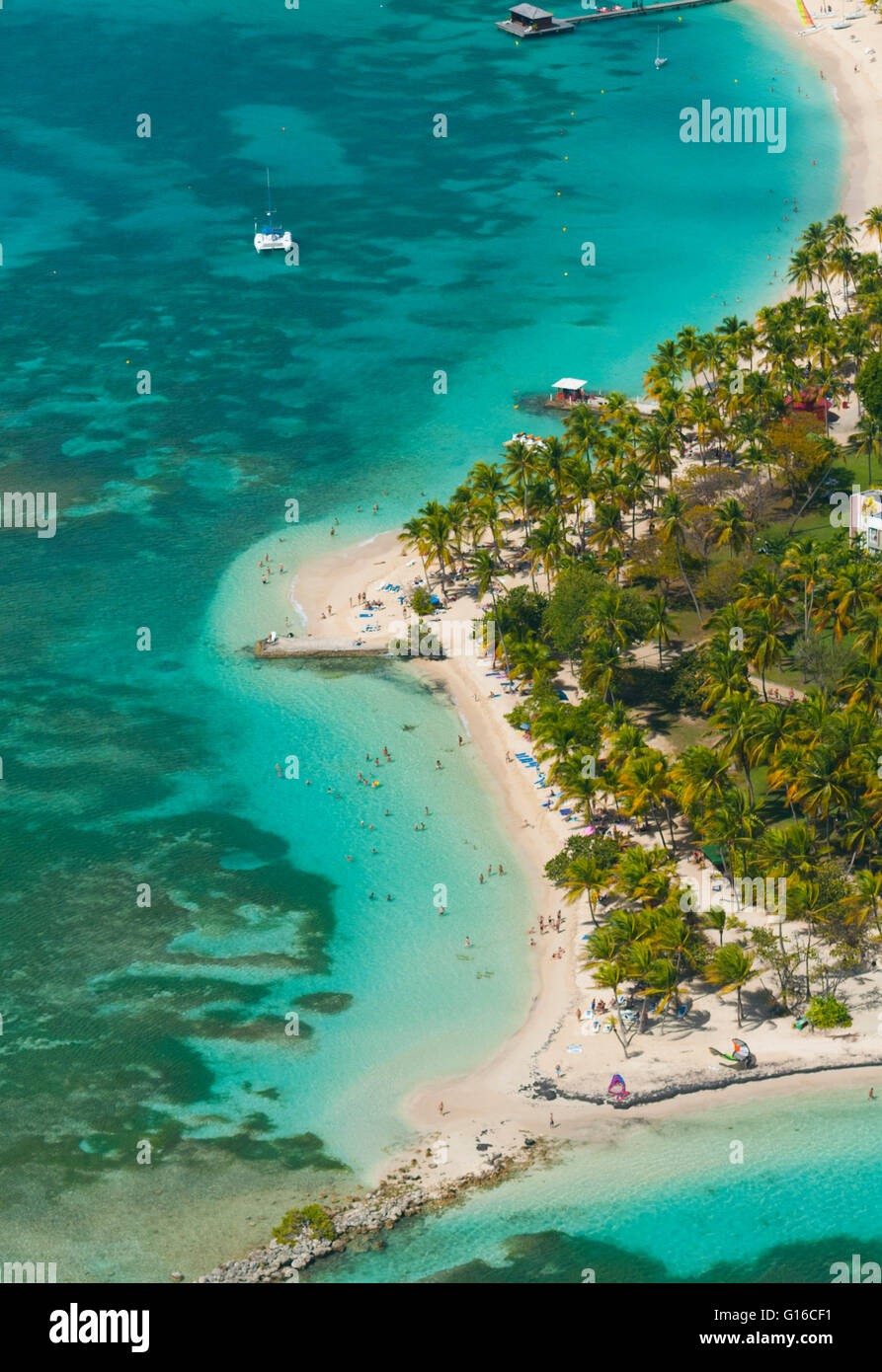 Ile De Guadeloupe Saint Anne Plage De La Caravelle Vue