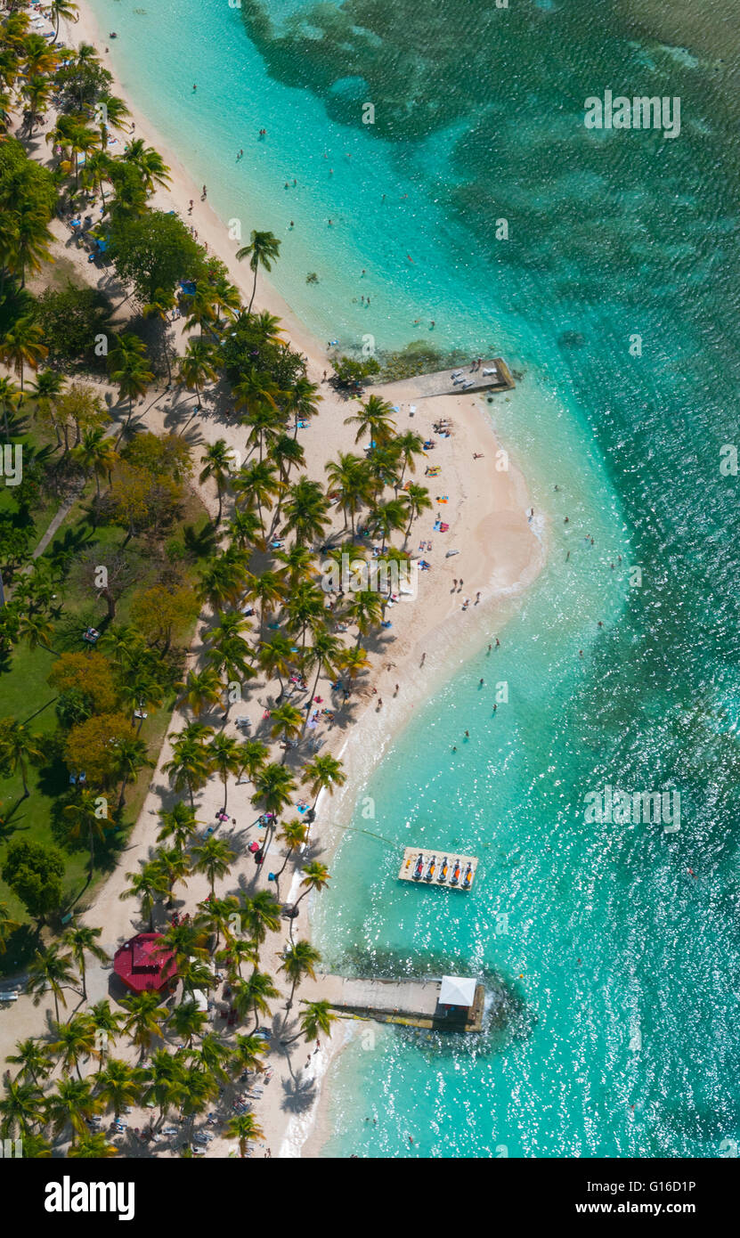 Ile De Guadeloupe Saint Anne Plage De La Caravelle Vue