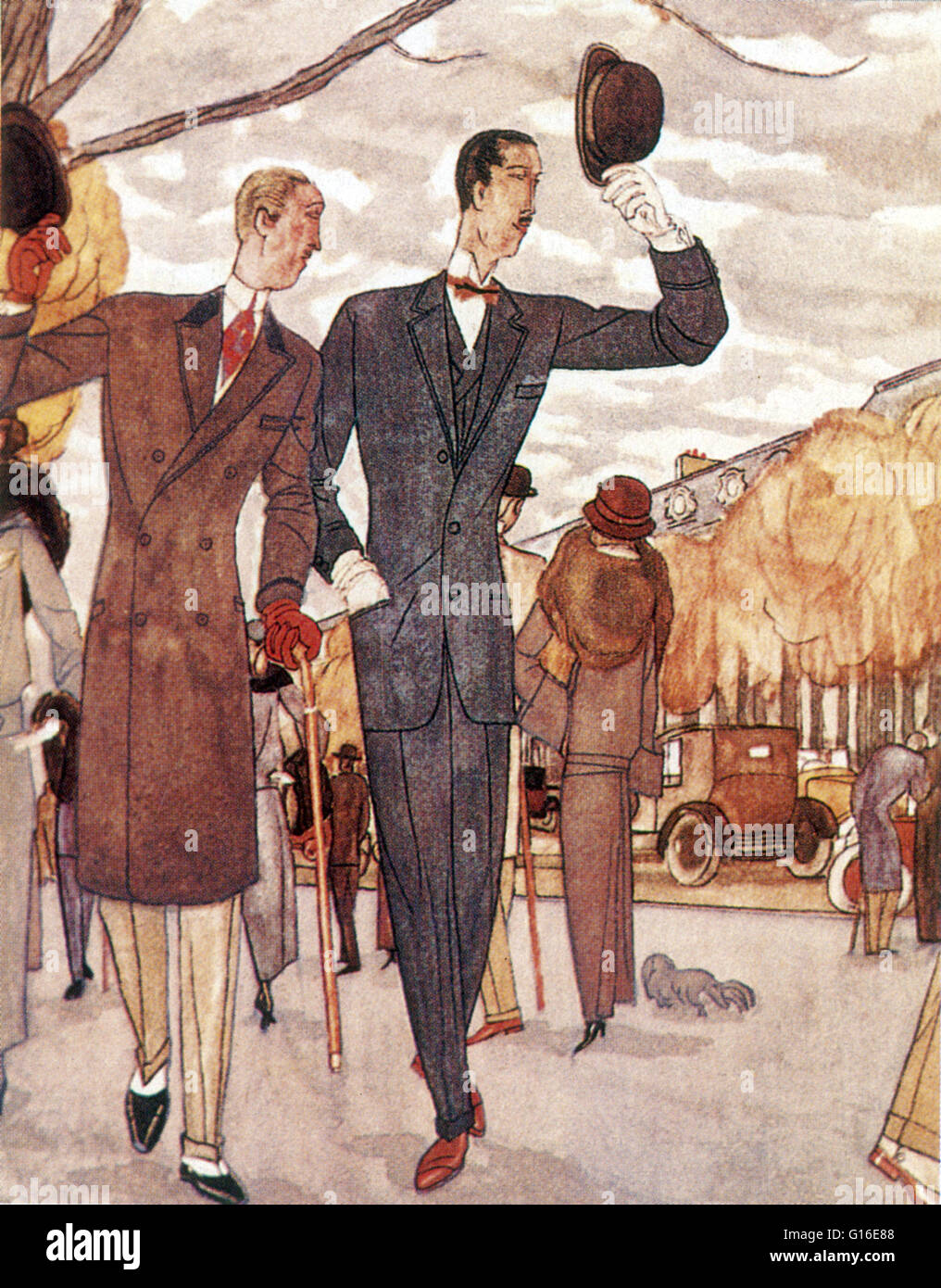 1920s man suit fashion hi-res stock photography and images - Alamy
