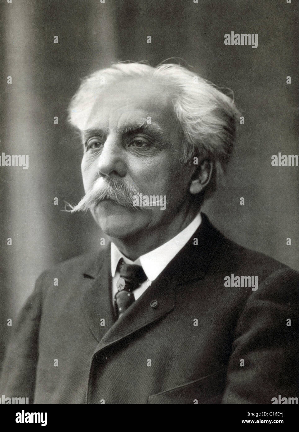 Gabriel Urbain Fauré (May 12,1845 - November 4, 1924) was a French composer, organist, pianist and teacher. He was one of the foremost French composers of his generation, and his musical style influenced many 20th century composers. At the age of 9, he wa Stock Photo