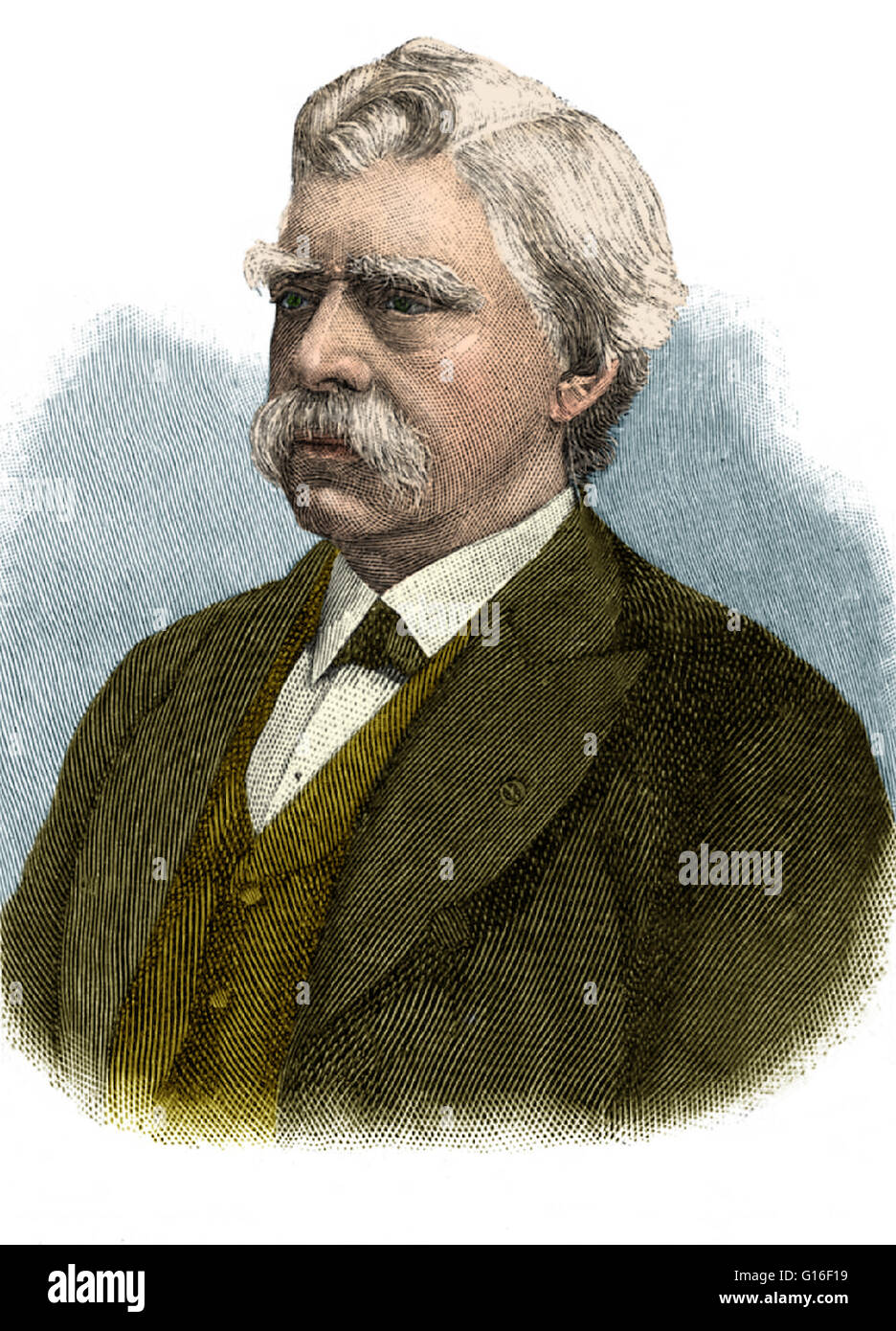 David Edward Hughes (May 16, 1831 - January 22, 1900), was a Welsh-American scientist and musician. He emigrated to the United States at the age of seven. He was an experimental physicist, mostly in the areas of electricity and signals. Hughes was co-inve Stock Photo