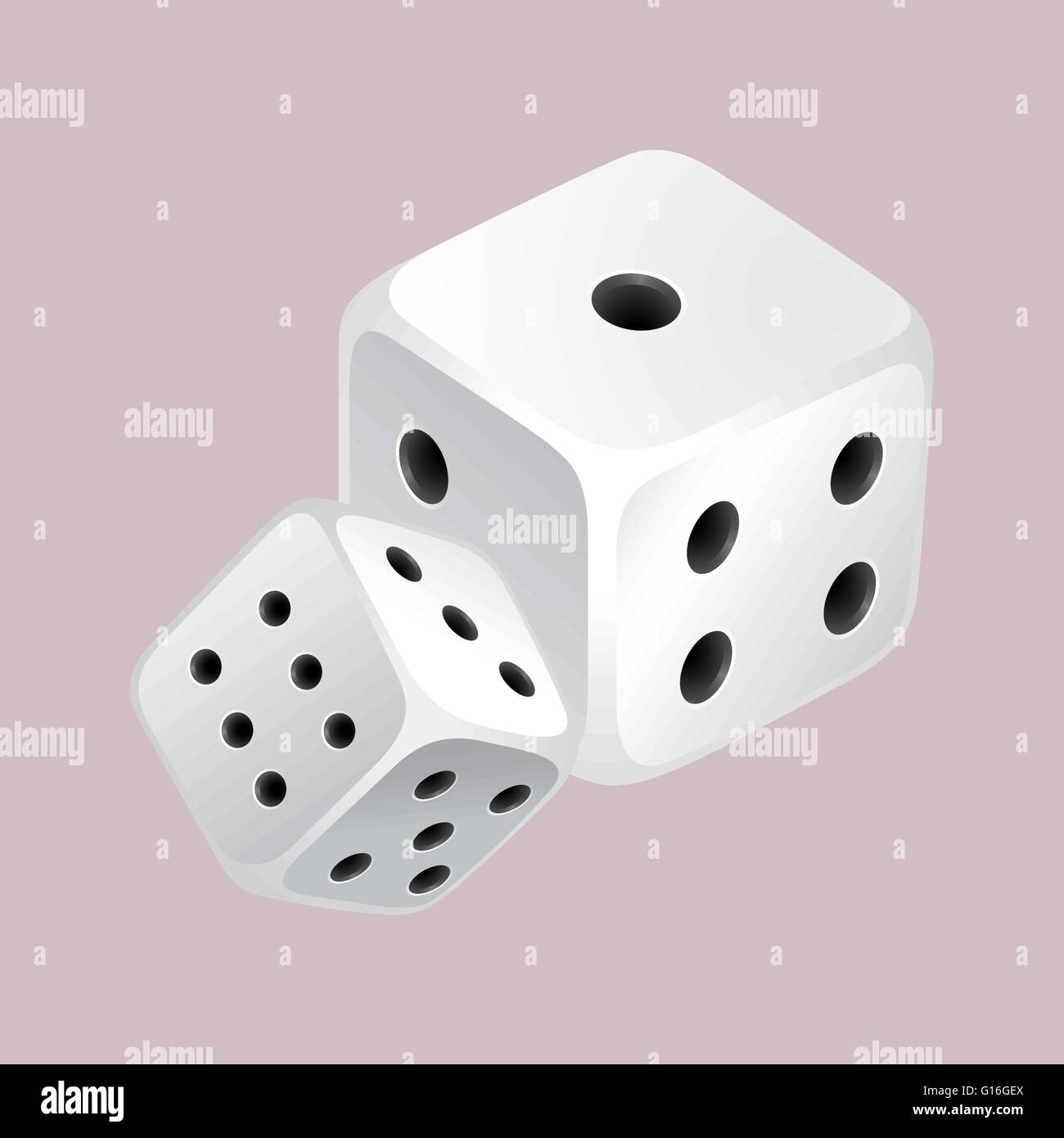 Poker dice clipart Stock Vector Images Alamy