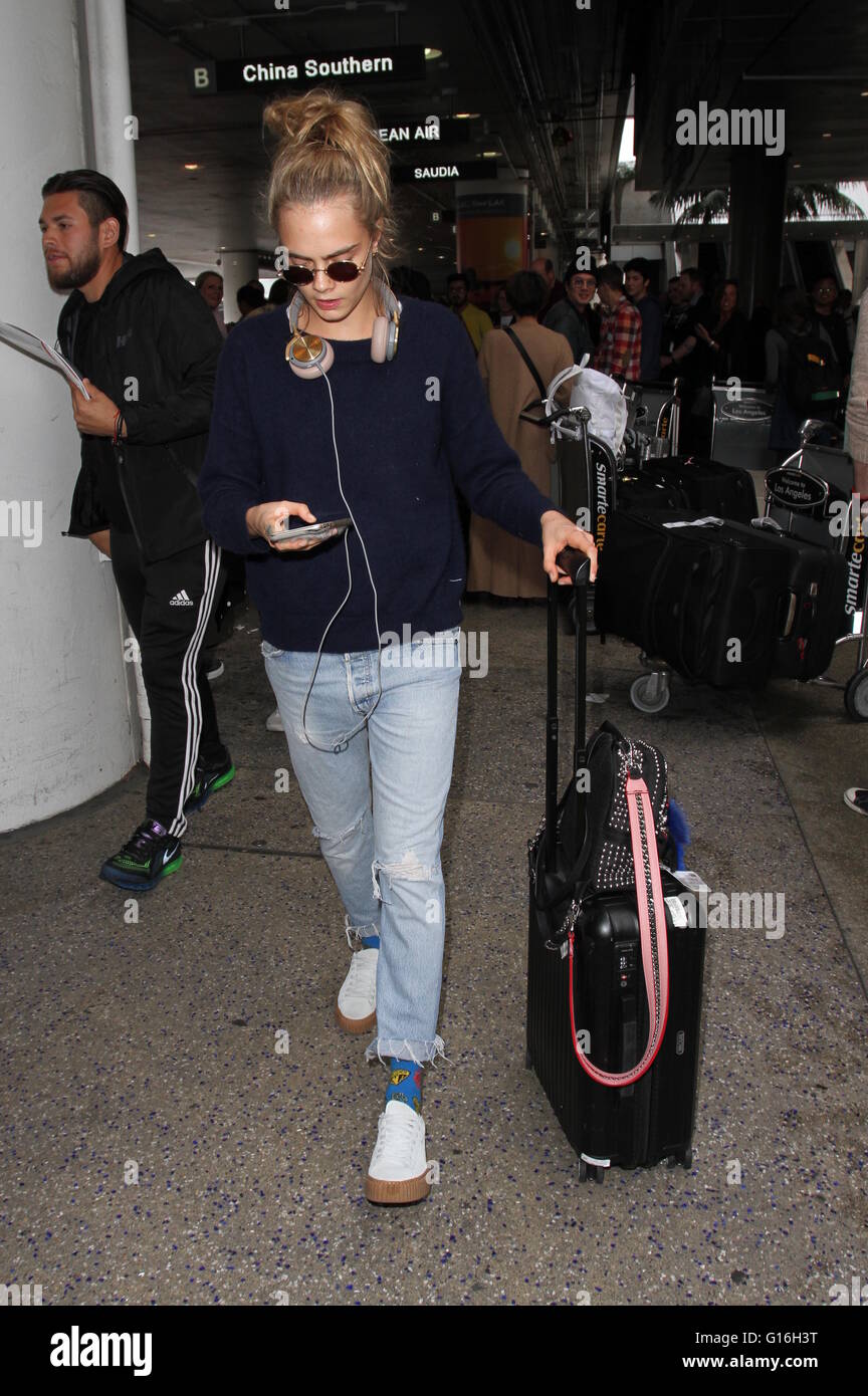 Cara Delevingne Flughafen Los Angeles