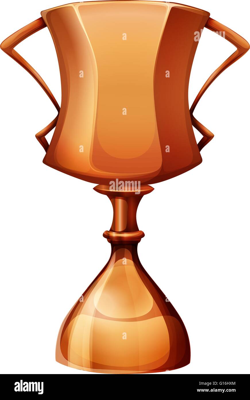 Trophy cup made of copper Stock Vector Image & Art Alamy