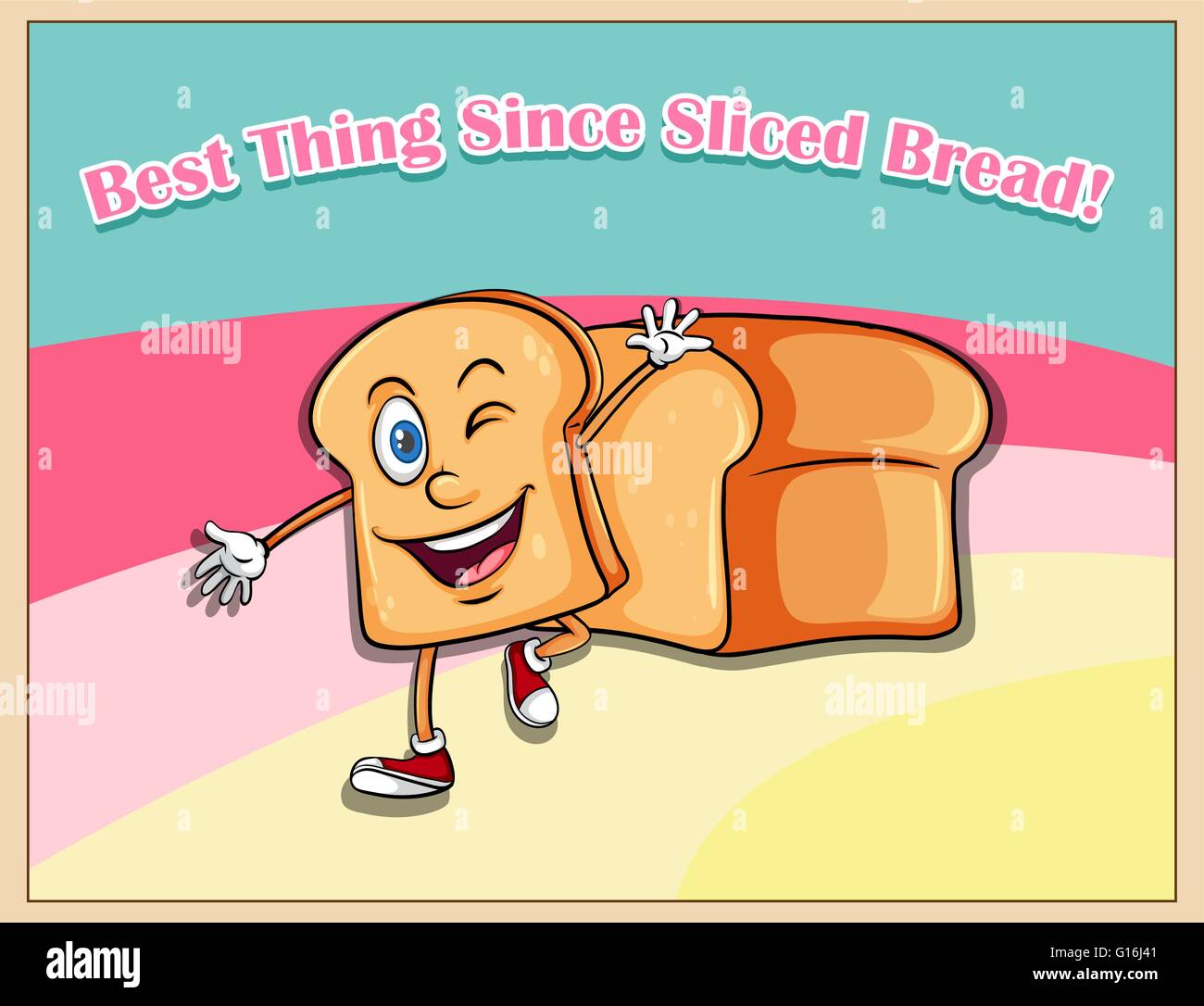 Idiom best thing since sliced bread Stock Vector Image & Art - Alamy