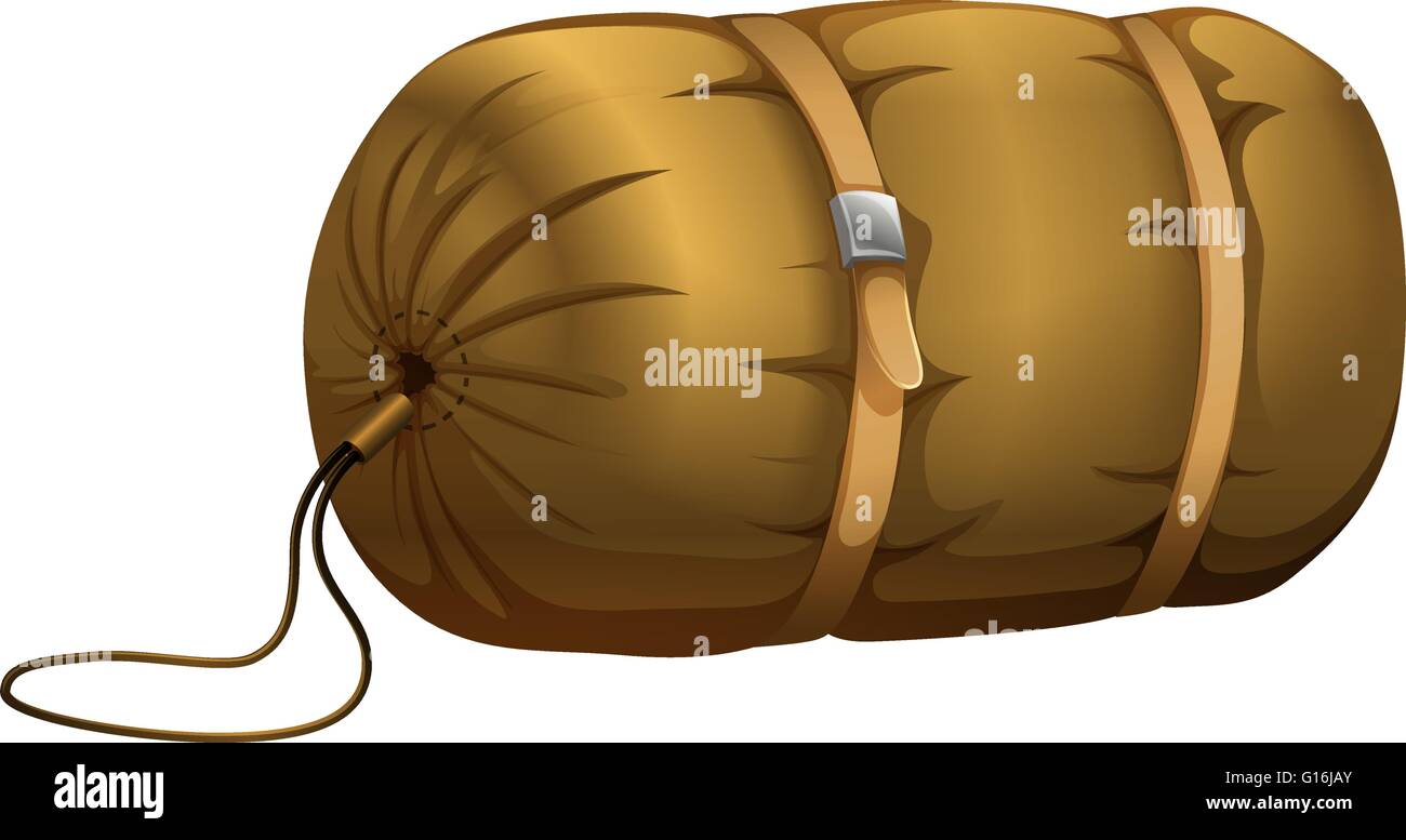 Single sleeping bag in sack Stock Vector Image & Art Alamy