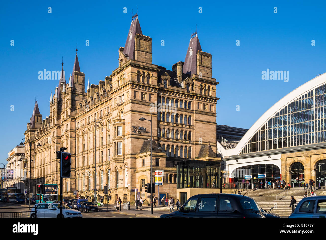 Former North Western Hotel, Liverpool, Merseyside, England, U.K. Stock Photo