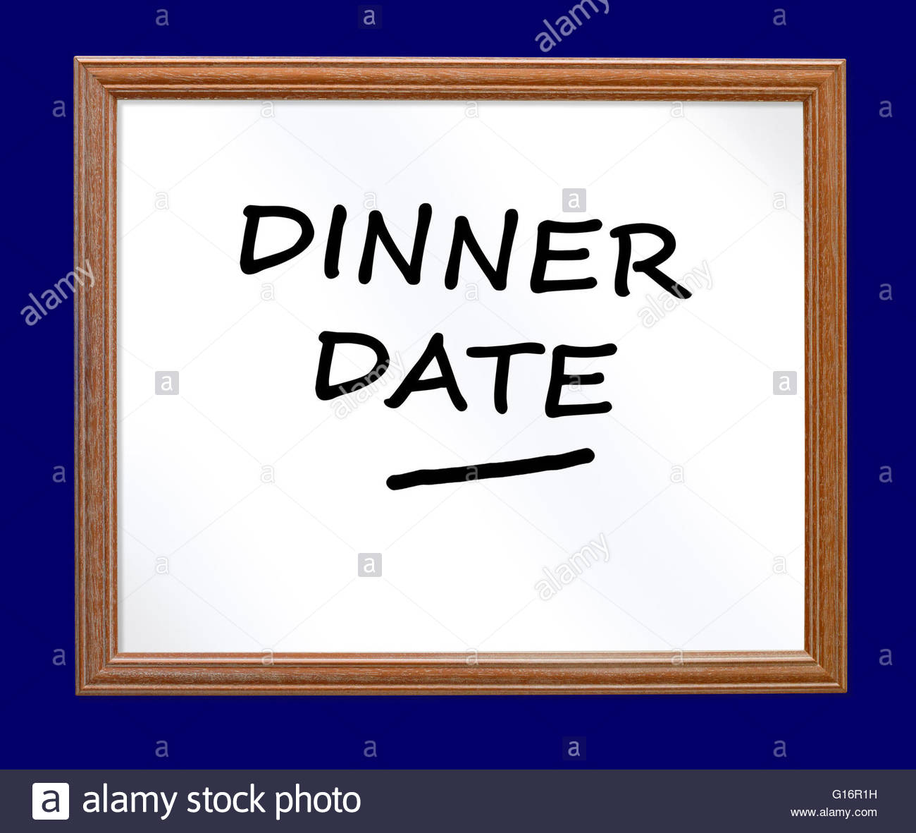 Dinner Written Stock Photos & Dinner Written Stock Images Alamy