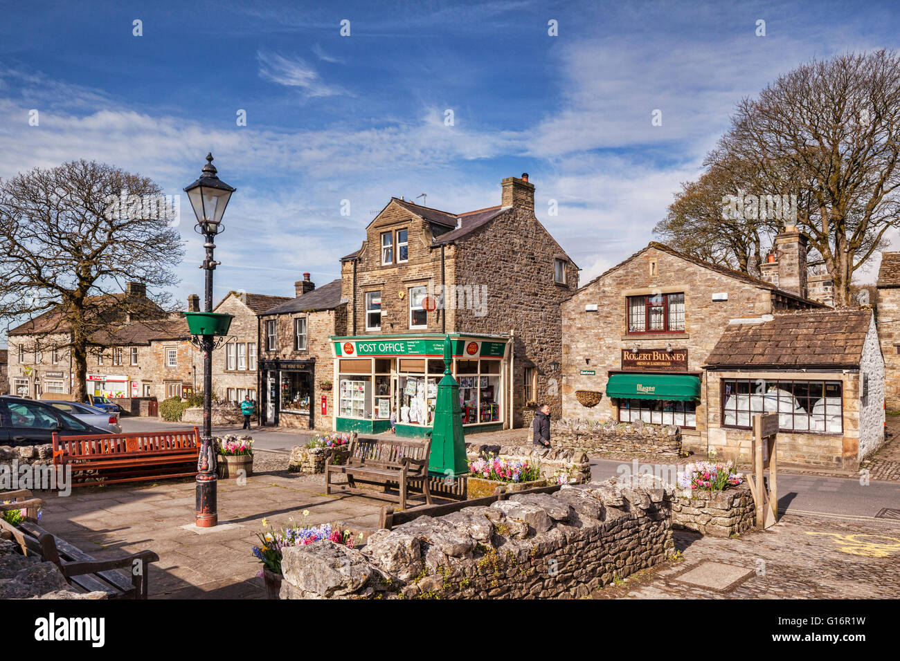 Grassington, one of the prettiest villages in the Yorkshire Dales National Park, North Yorkshire, England, UK Stock Photo