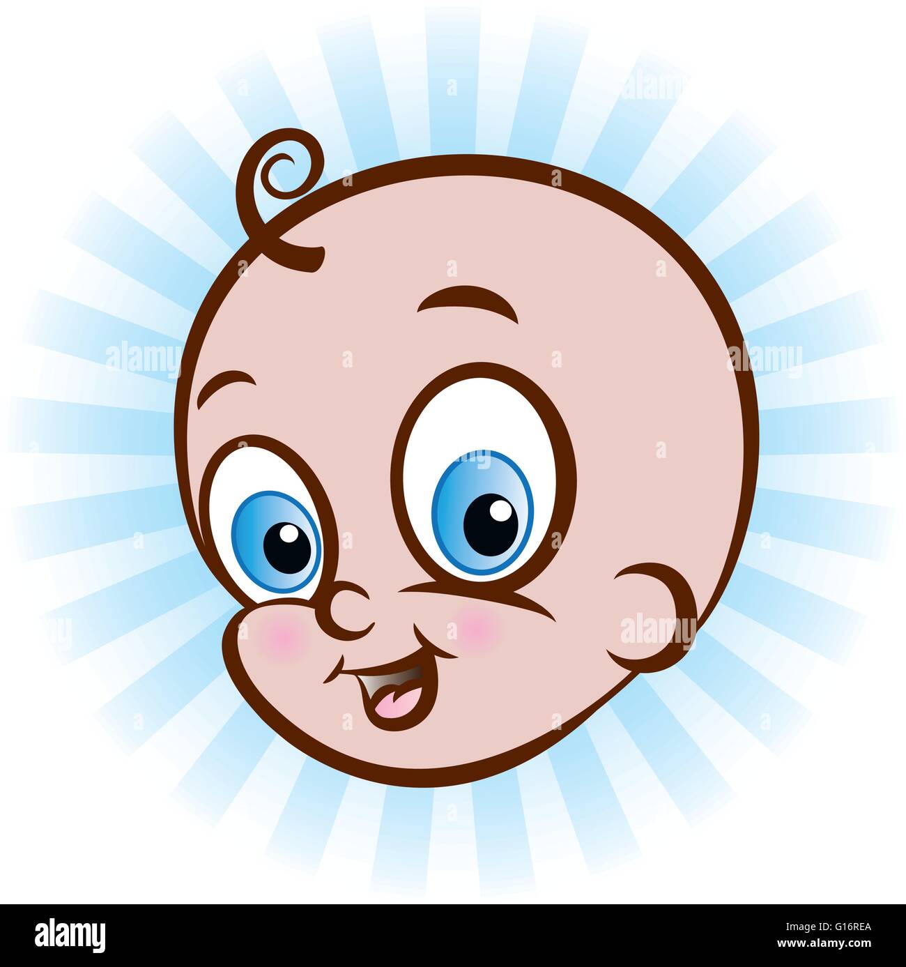 Vector Illustration Of The Face Of A Baby Cartoon With A Cheerful  Expression And Making The Classic Vulcan Greeting Stock Vector Image Art  Alamy | clinicadamama.com.br