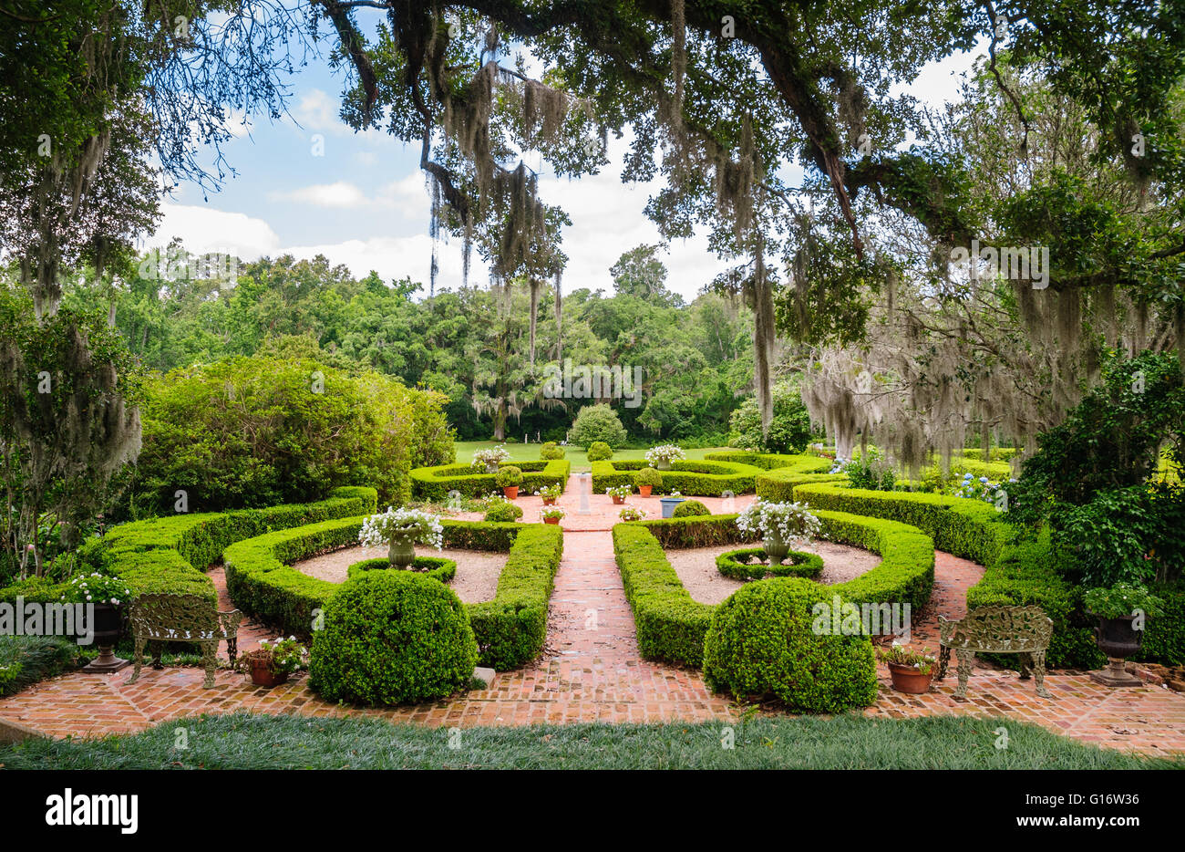 Afton Villa Gardens Stock Photo 104028266 Alamy