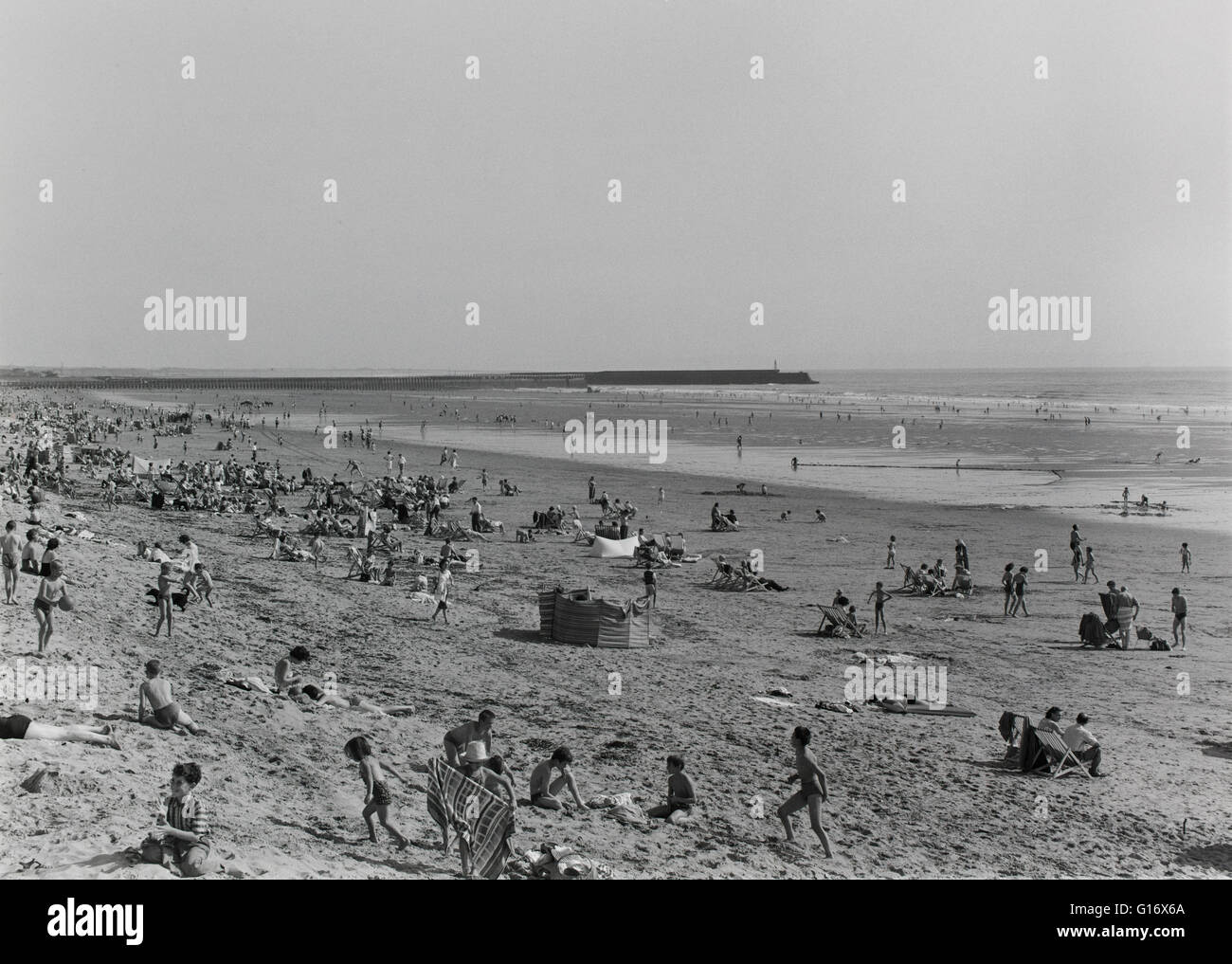 Aberavon Beach, 1961 Stock Photo