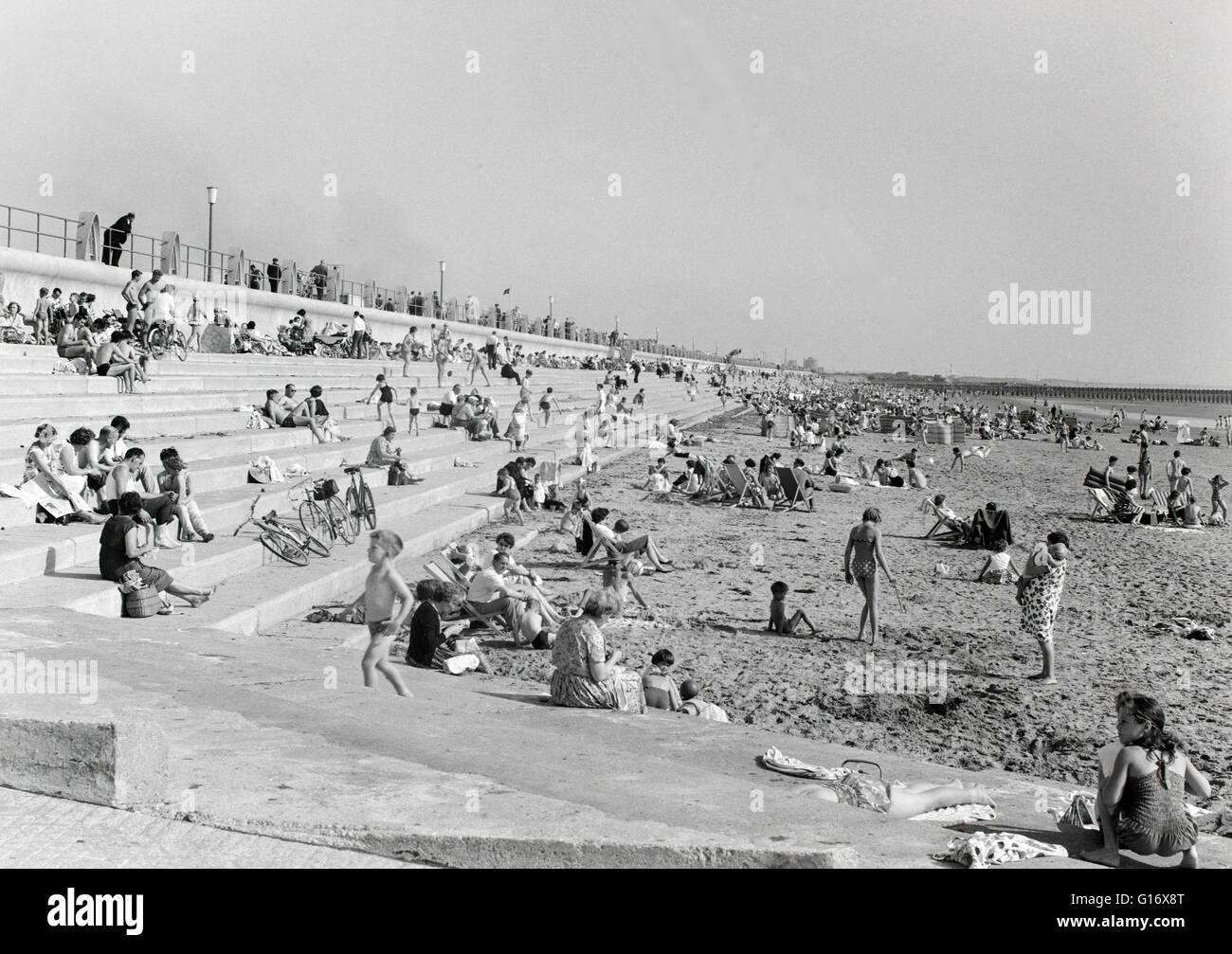 Aberavon Beach, 1961 Stock Photo