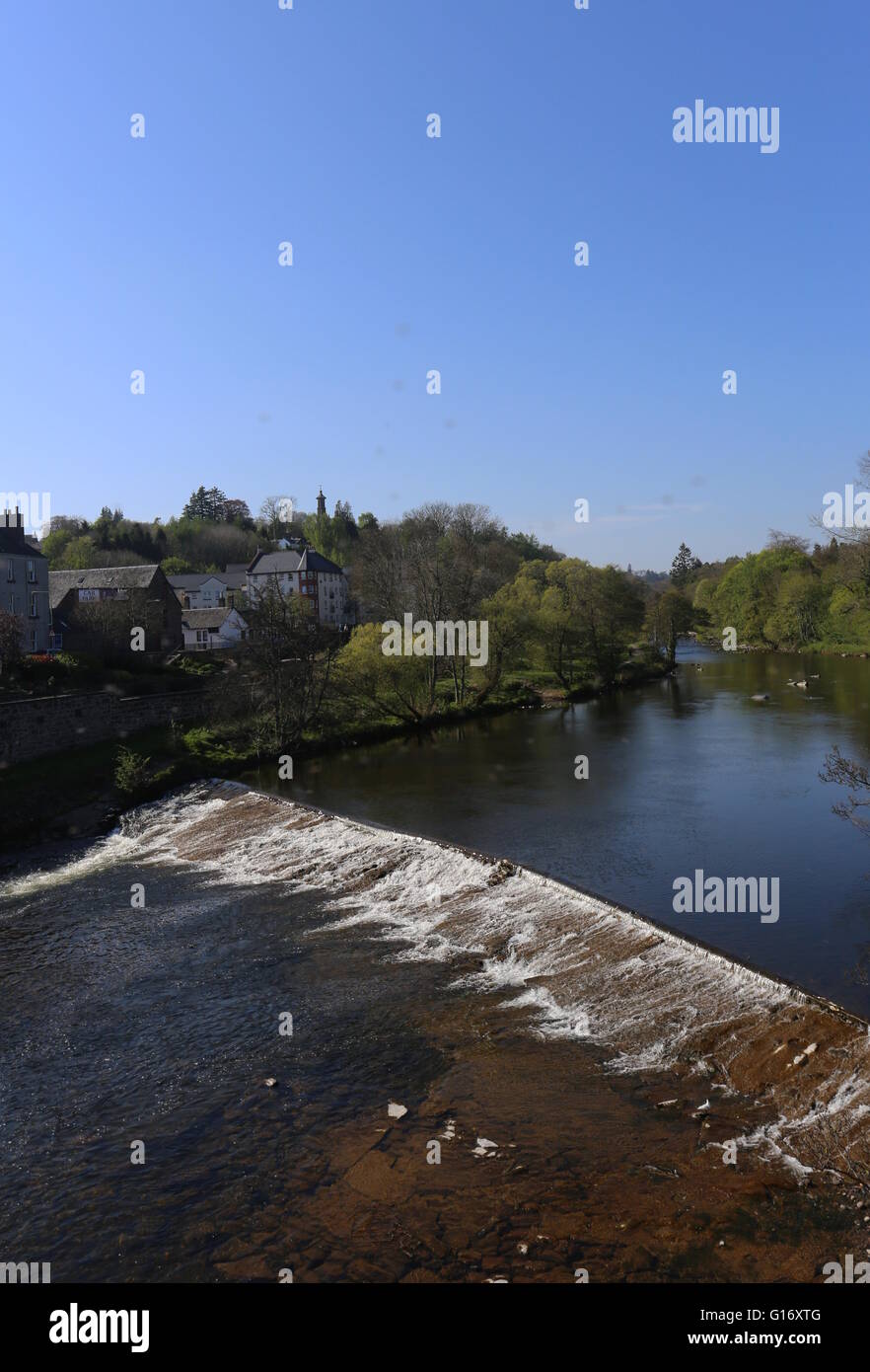 River Ericht Blairgowrie Scotland May 2016 Stock Photo Alamy