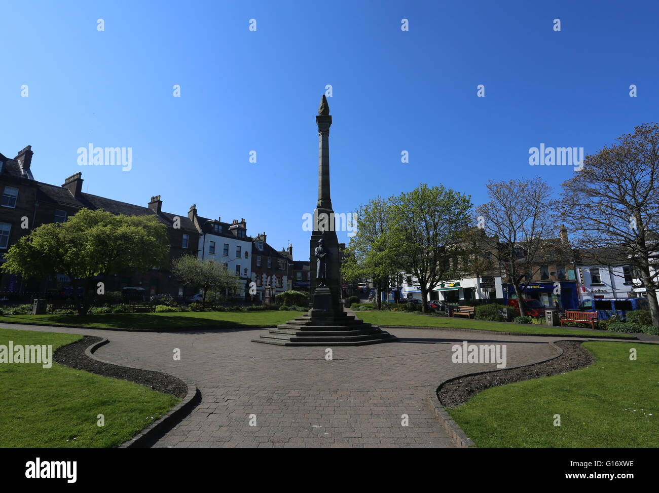 War memorial Blairgowrie Scotland May 2016 Stock Photo Alamy